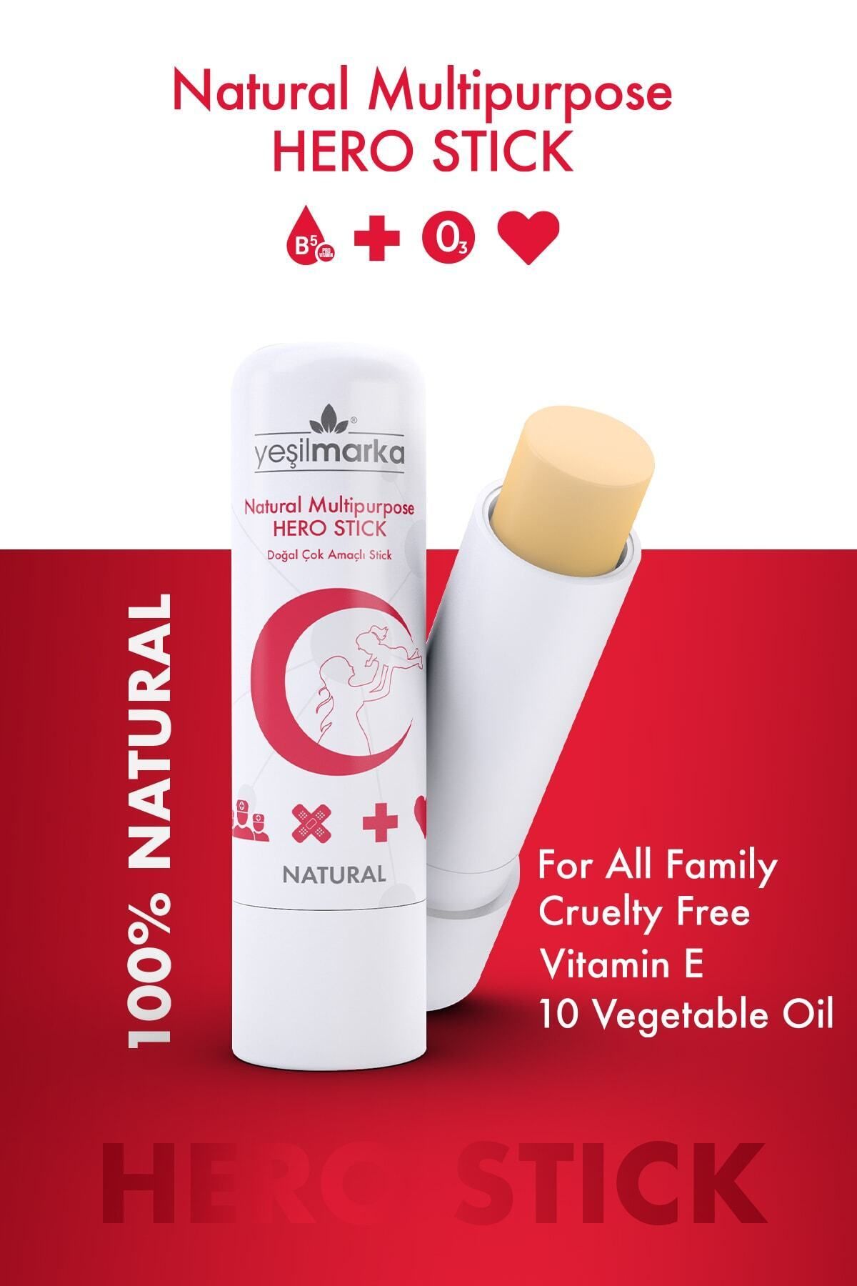 Cilt Bariyeri Onarıcı - Güçlendirici & Yatıştırma Etkili Çok Amaçlı Hero Stick - %100 Doğal