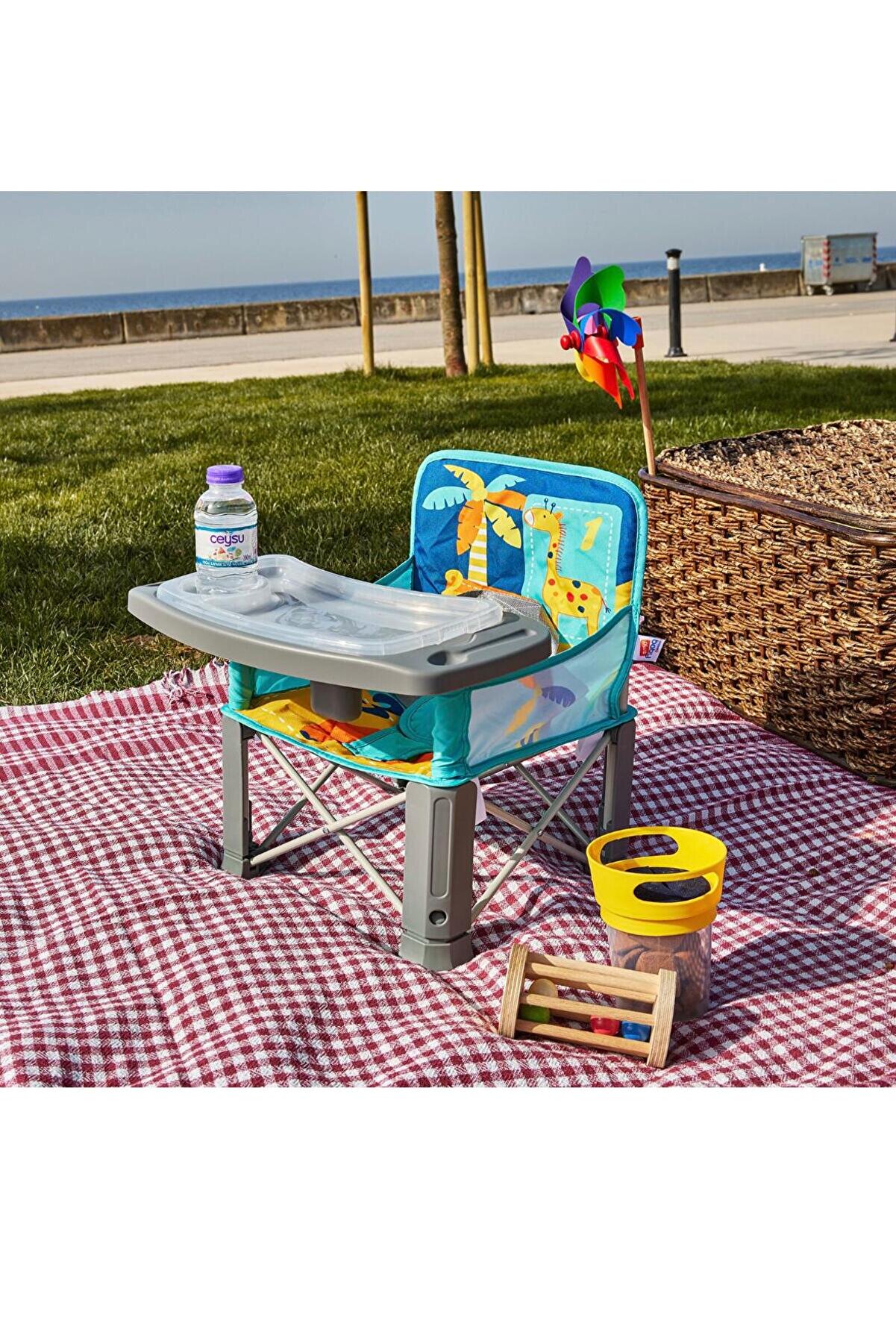 Mama Sandalyesi Piknik Sahil Plaj Kamp Bebek Oturacağı Bebek Çocuk Sandalyesi Oturağı