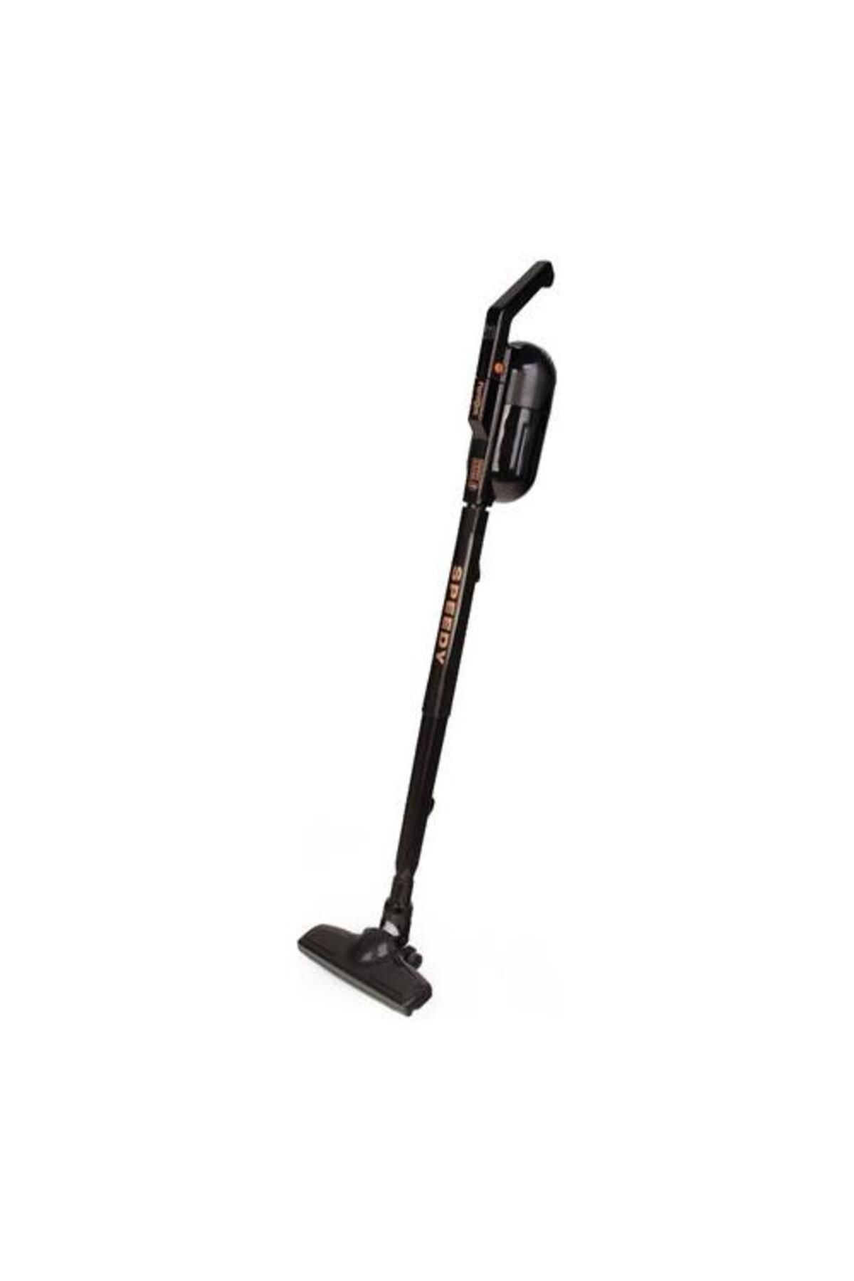 Speedy Pro Du 2100 Dikey Elektrikli Süpürge Torbasız Kullanım 360 Dönebilen Başlık 500W Siyah