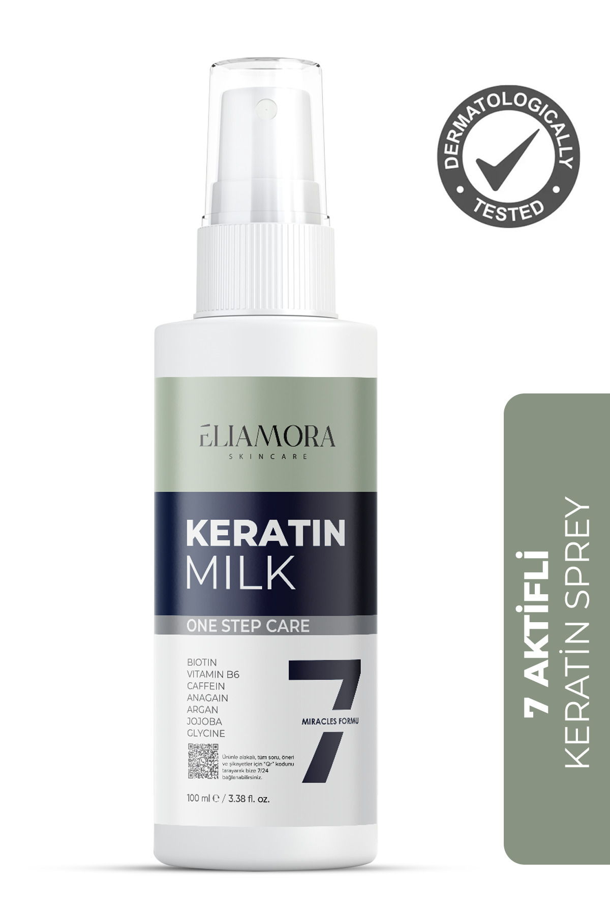 Saç Besleyici Keratin Sütü X7 Bileşen
