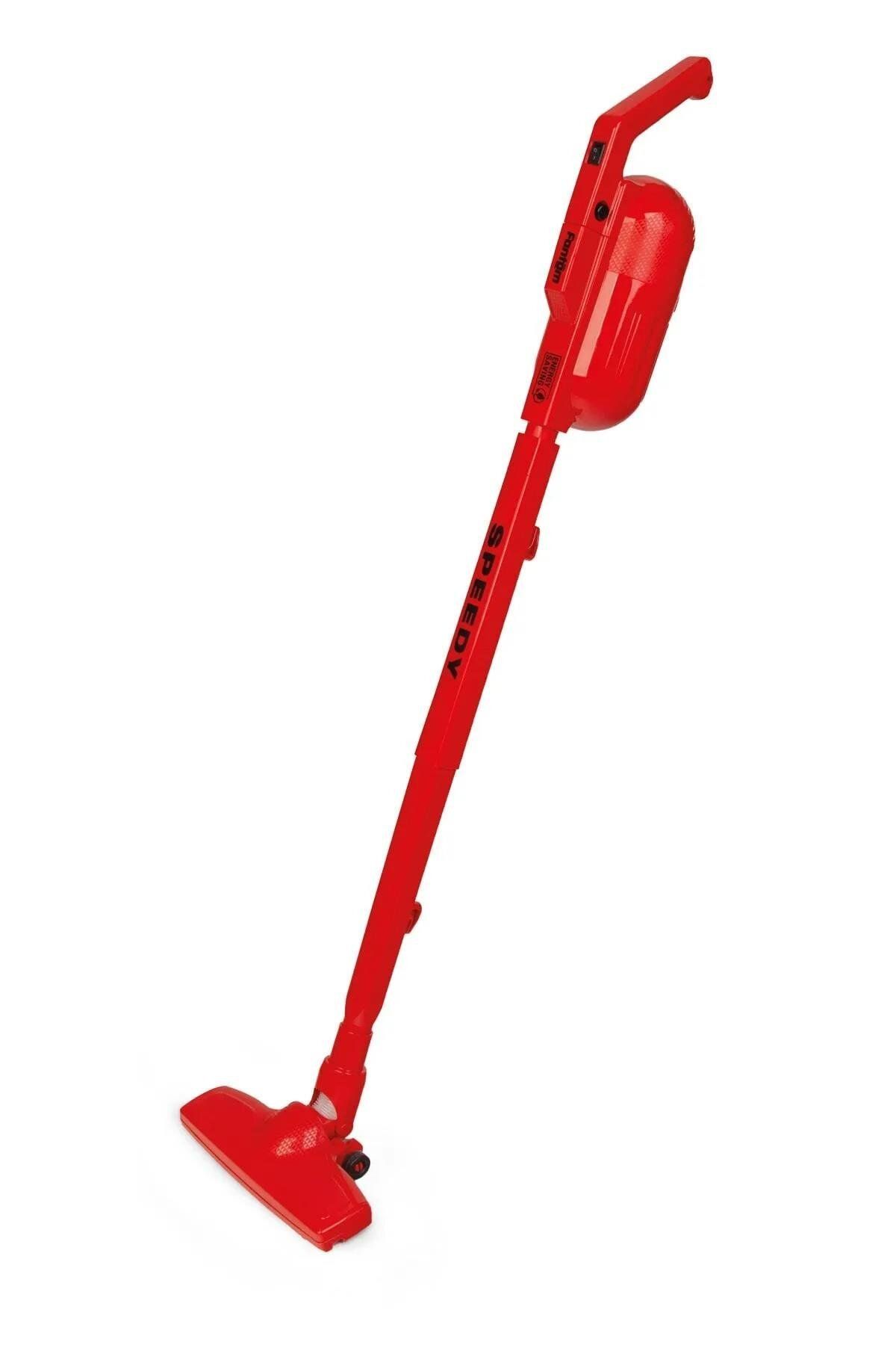 Speedy Pro Du 2100 Dikey Elektrikli Süpürge Torbasız Kullanım 360 Dönebilen Başlık 500W Kırmızı