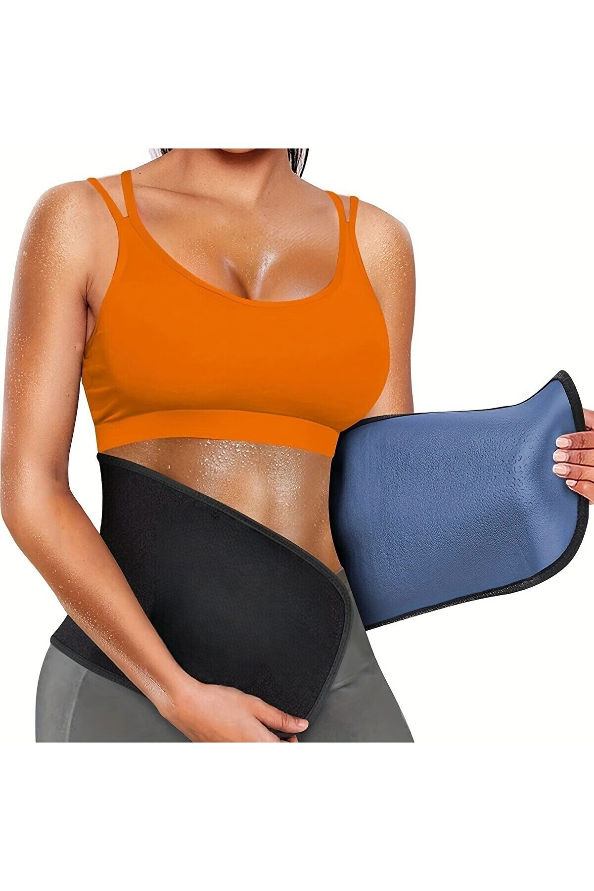 %100 Sauna Termal Unisex Bel Korsesi Sıkılaştırma Kemeri