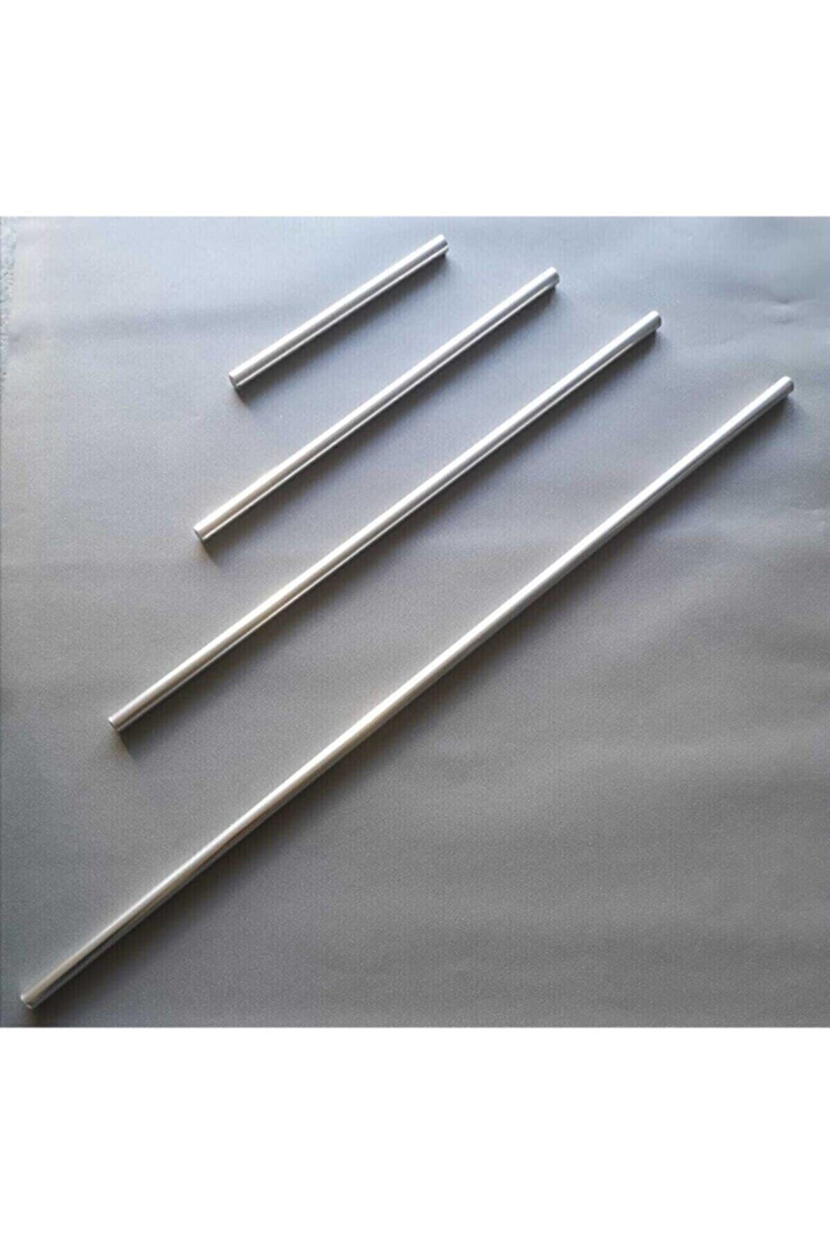 Alüminyum Oklava Hamur Ve Yufka Açma Pratik Paslanmaz (29-49-74-99 CM 1 ADET) (4'LÜ SET)