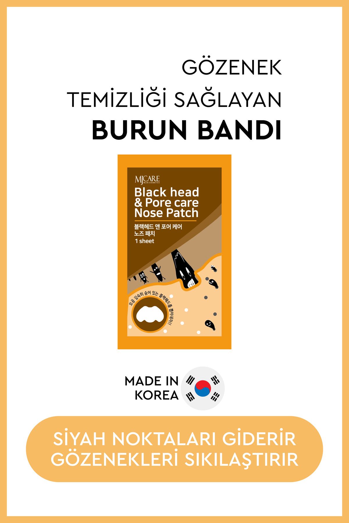 Nose Pack Siyah Nokta Ve Gözenek Bakımı I?çin Burun Bandı