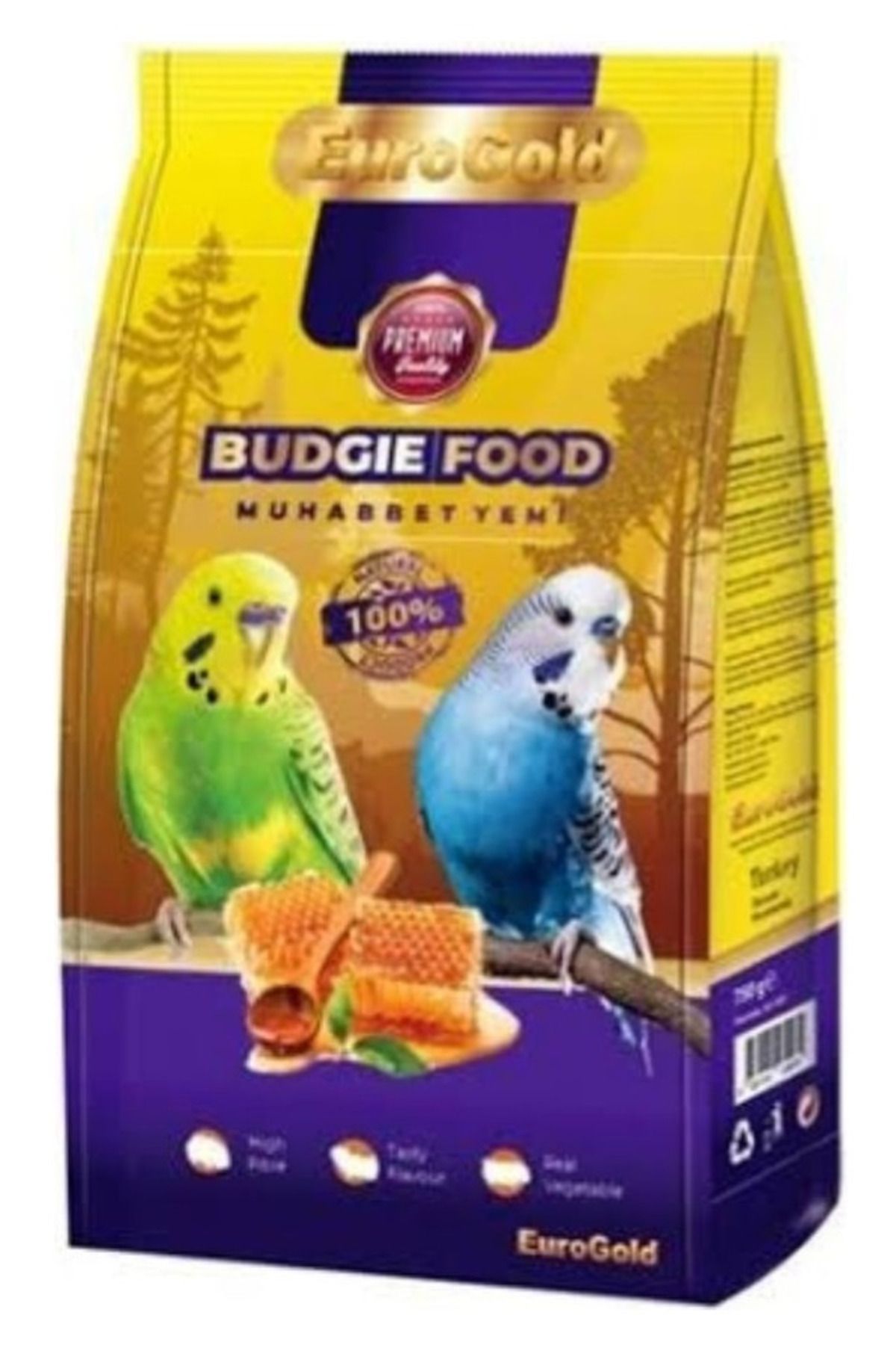 Premium Kalite Olarak En Iyi Muhabbet Kuşu Yemi Premium -1 Kg 1 Adet Euro Gold