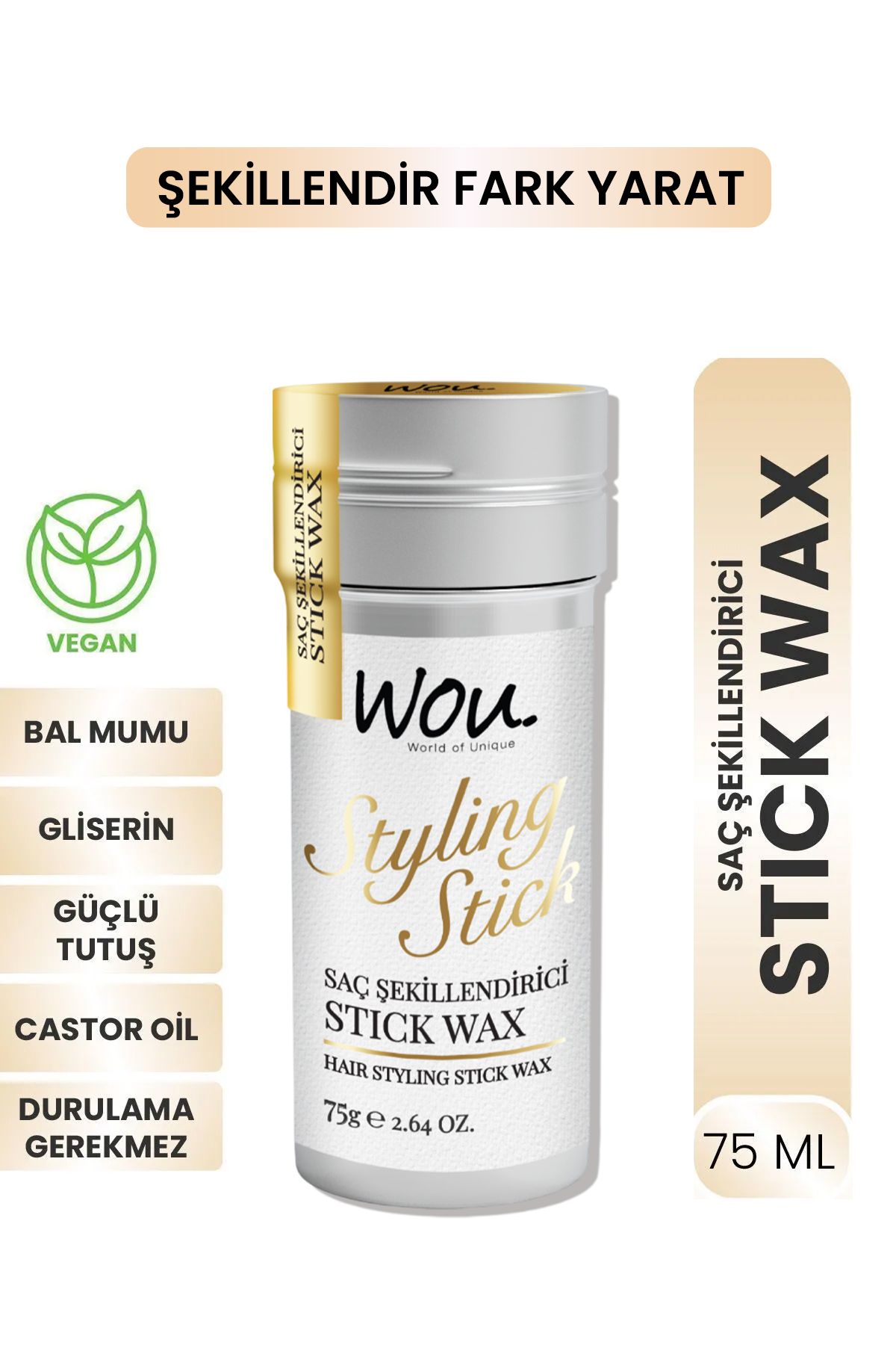 Wou Haır Styling Stick 75g