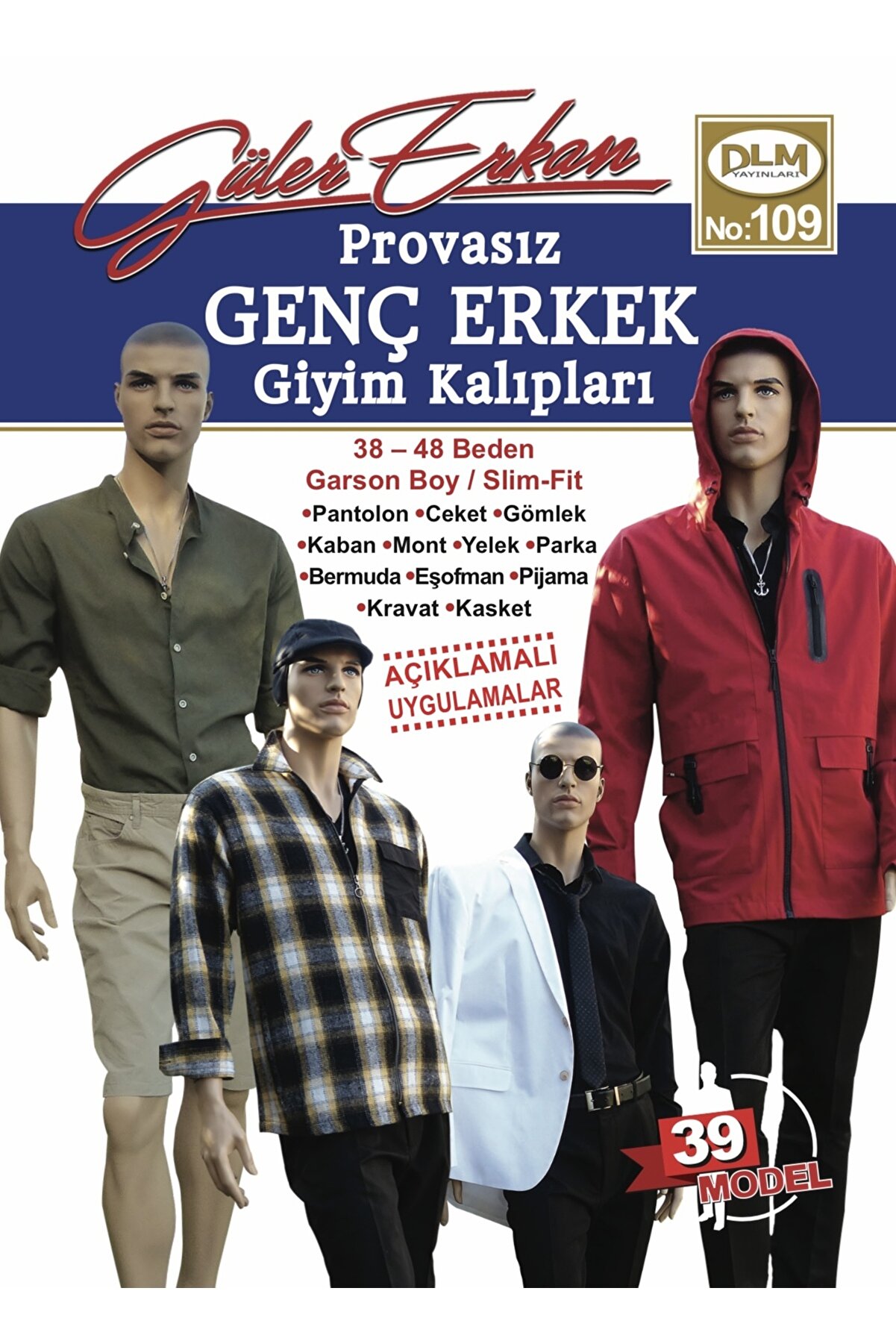 Provasız Genç Erkek Giyim Kalıpları No:109