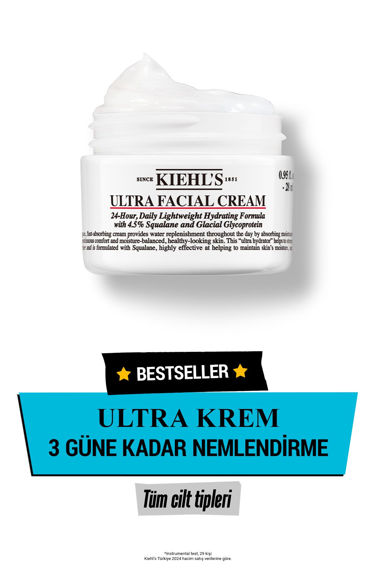 Ultra Facial 24 Saat Nemlendirici Günlük Krem 28 Ml