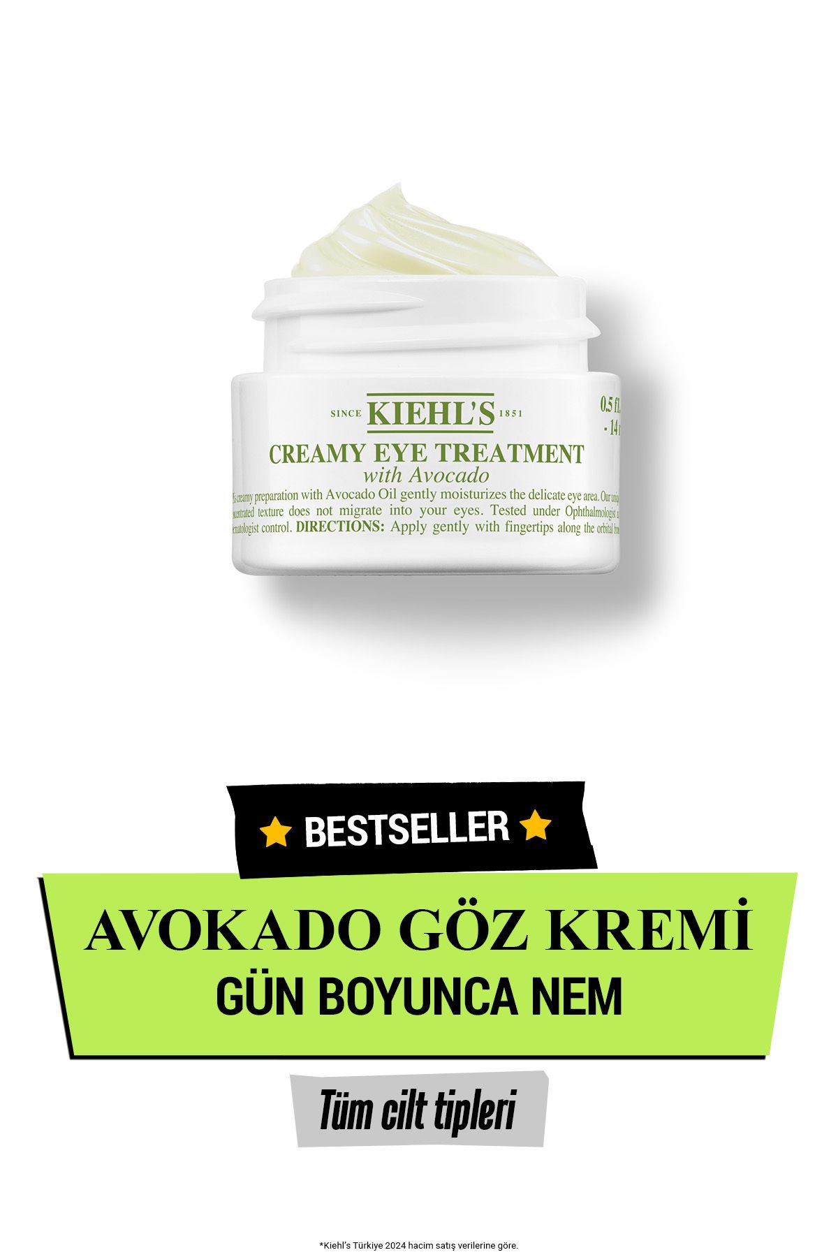 Creamy Eye Treatment Avokado Ile Yoğun Nemlendiren Göz Kremi 14 ml