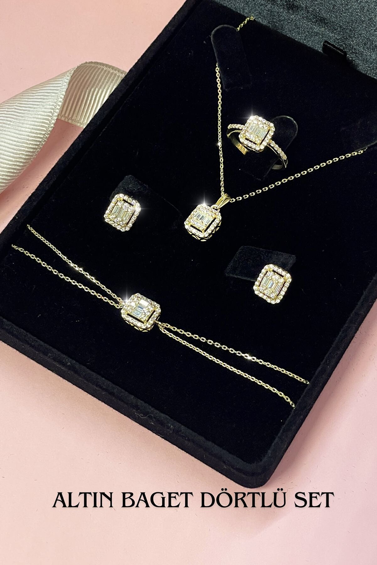 Baget Tektaş Altın Set - Fa.101