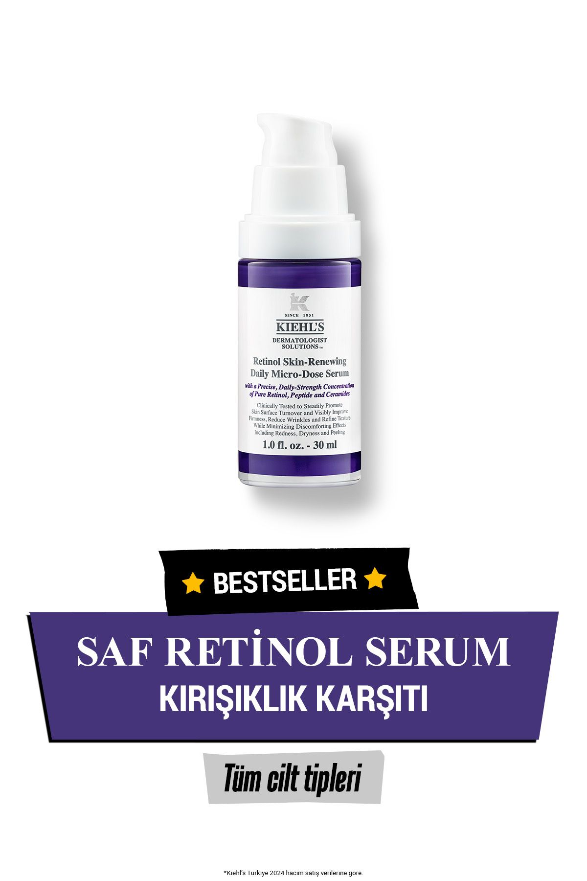 Dermatologist Solutions Retinol Içeren Kırışıklık Karşıtı Günlük Serum 30 Ml