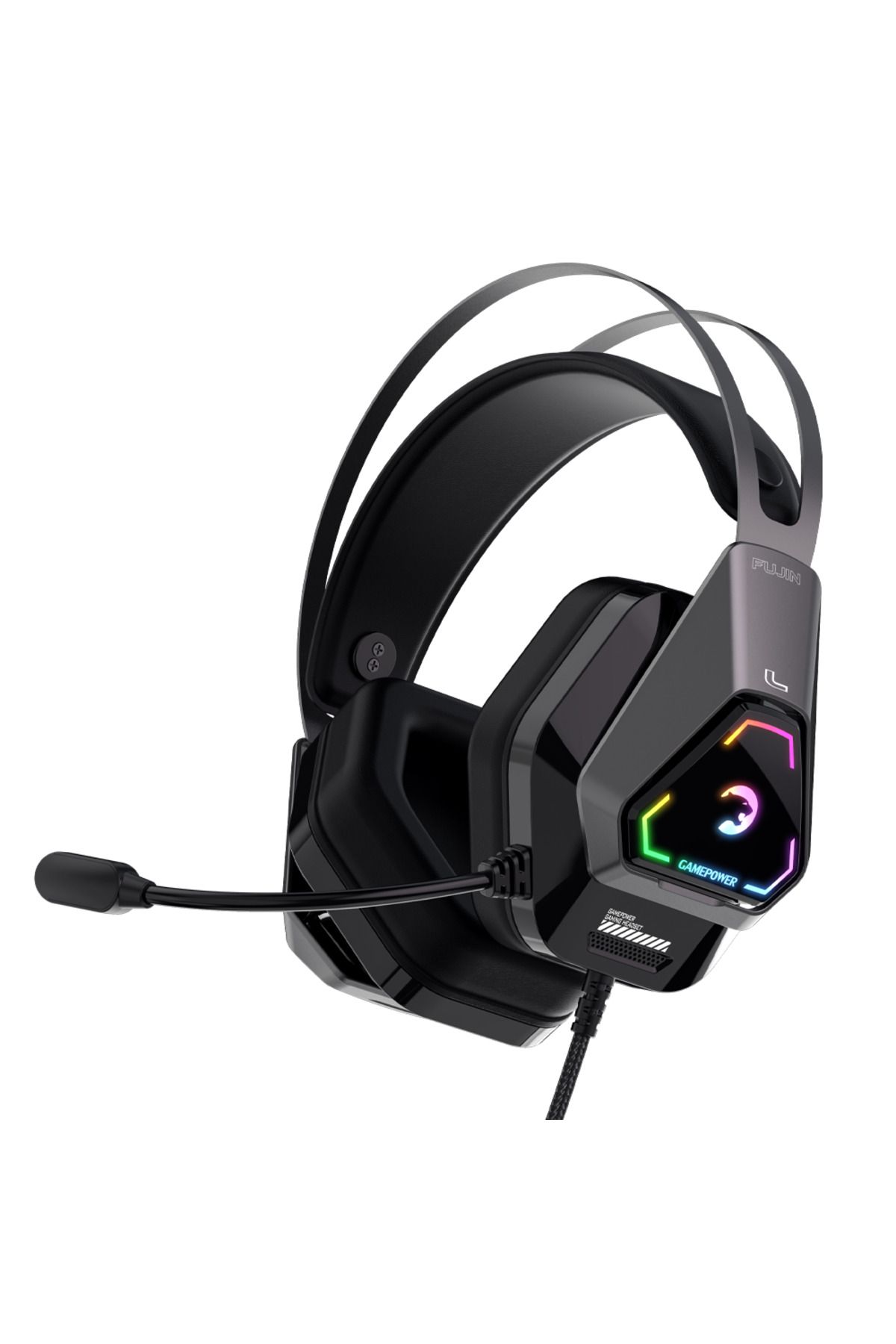 Fujin Siyah 7.1 Surround Rgb Gaming Kulaklık