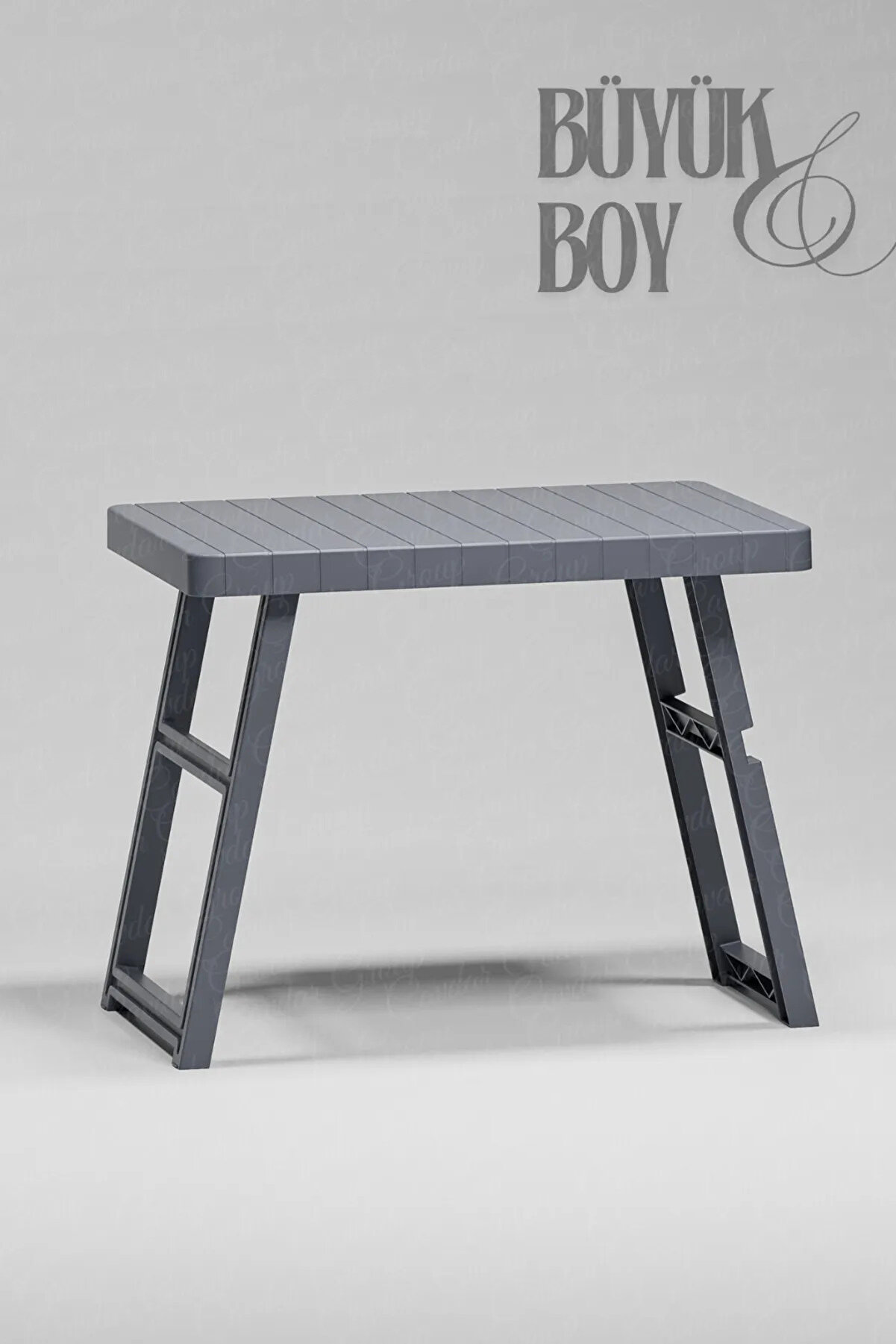 50*70 Katlanır Pratik Piknik Masası Antrasit