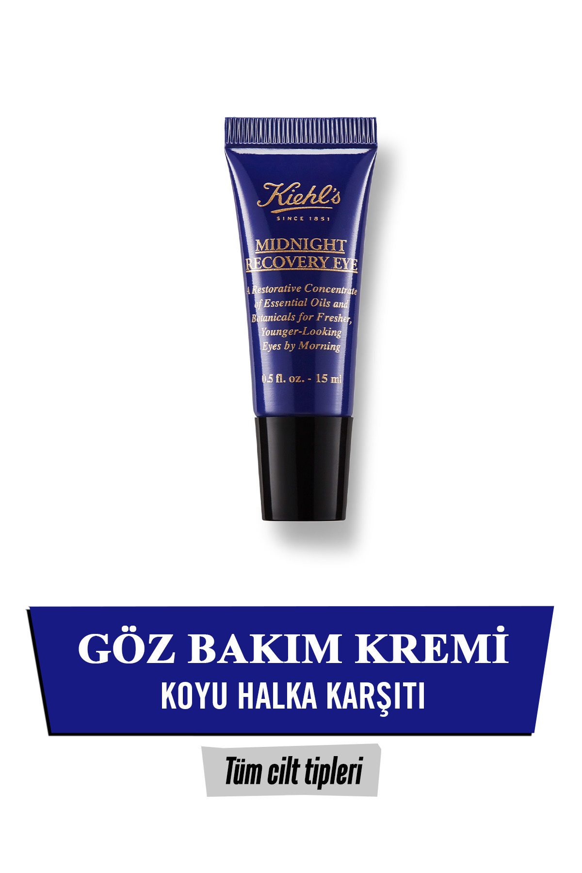 Midnight Recovery Yorgunluk Ve Koyu Halka Karşıtı Gece Göz Kremi 15 ml