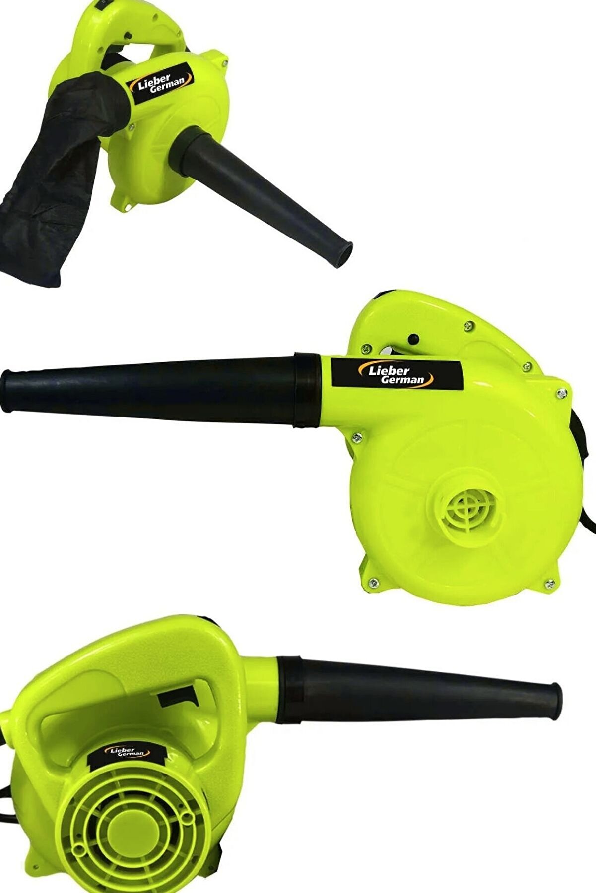 Teknoloji 16000/rpm Hava Üfleme Makinesi Elektrikli Toz Torbalı Üfleme Körüğü