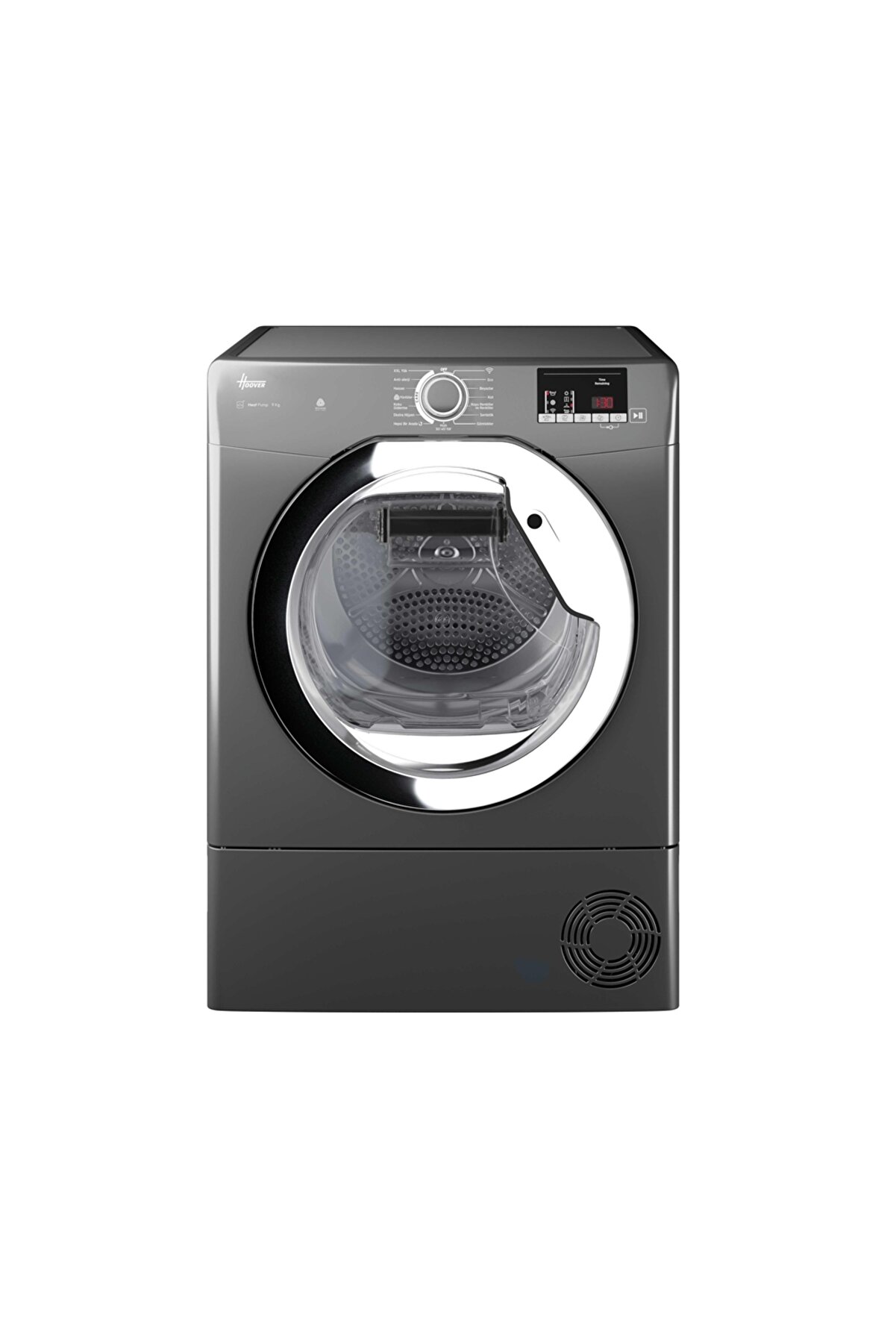 HLE H9A2DCER-17 9 kg Wi-Fi + Bluetooth Bağlantılı Isı Pompalı Kurutma Makinesi