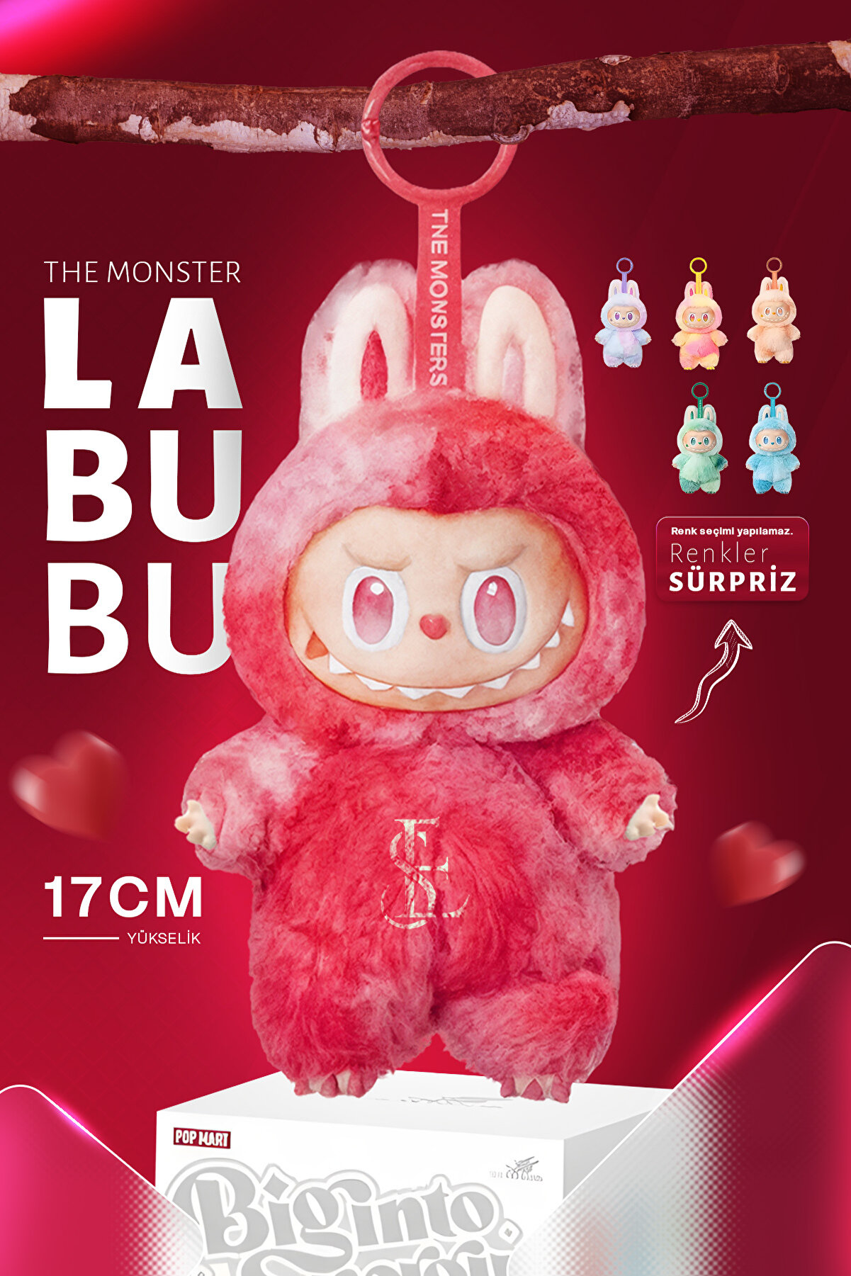 Labubu Renkler SÜRPRİZ The Monsters Big Into Energy Figür Labubu aselrise