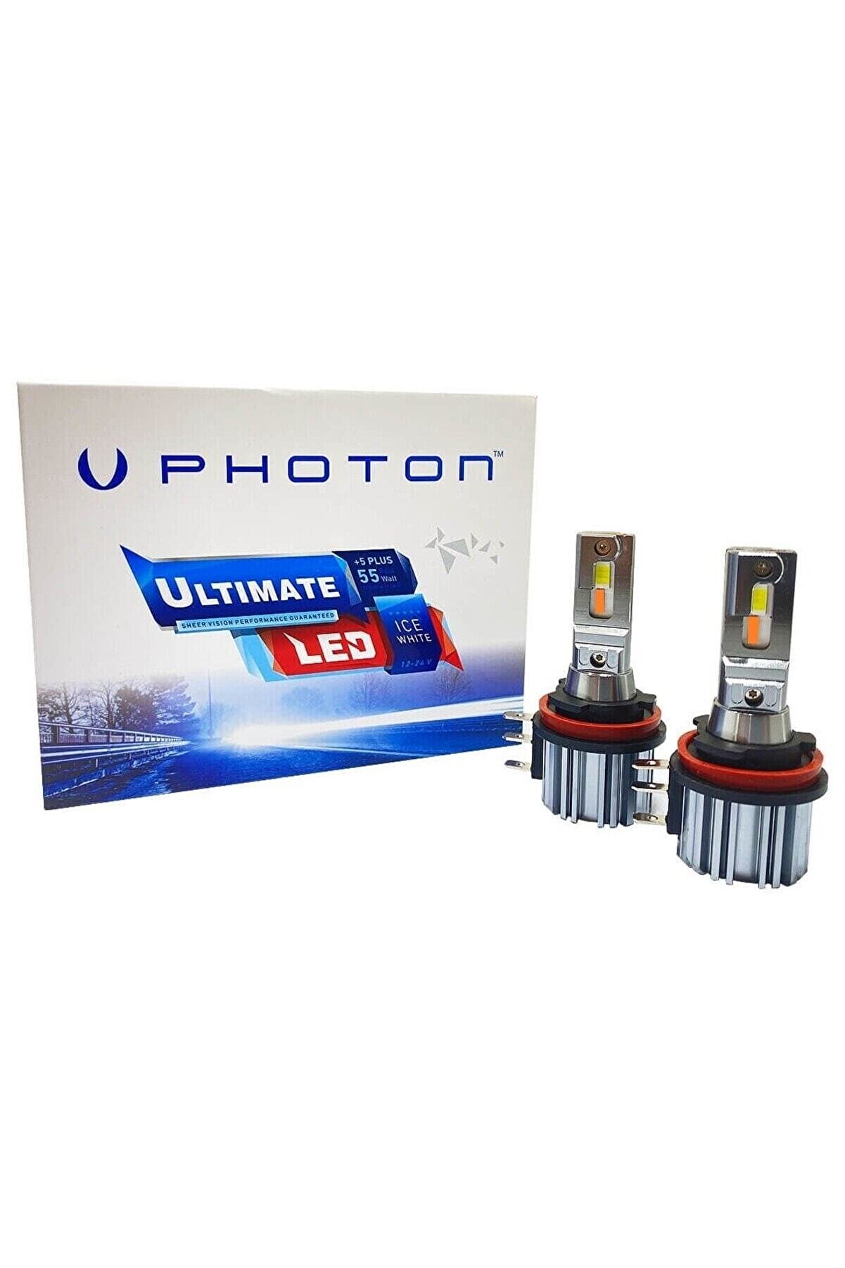 H15 Led Xenon Oto Ampul Ultimate Fansız Mini Gündüz TURUNCU-BEYAZ Uzun farlar