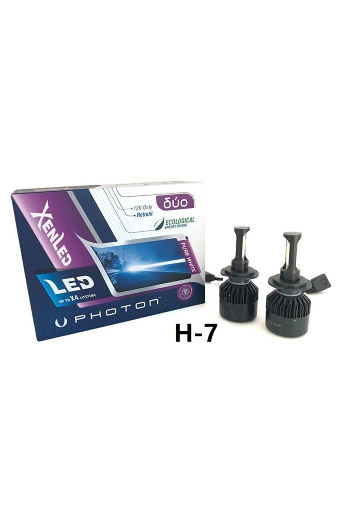 Duo H7 Led Xenon Set Ultra Güçlü Işık 23 Model Gri Slim