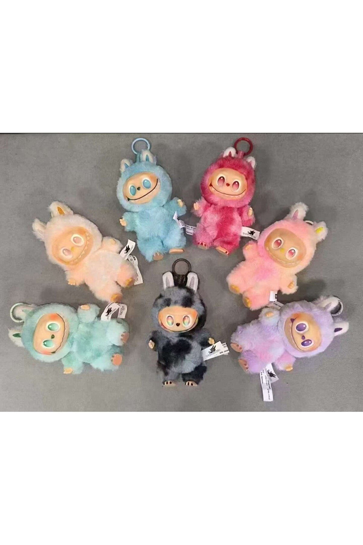 Tivens peluş oyuncak anahtarlık – 1 Adet Koleksiyonluk Oyuncak Labubu