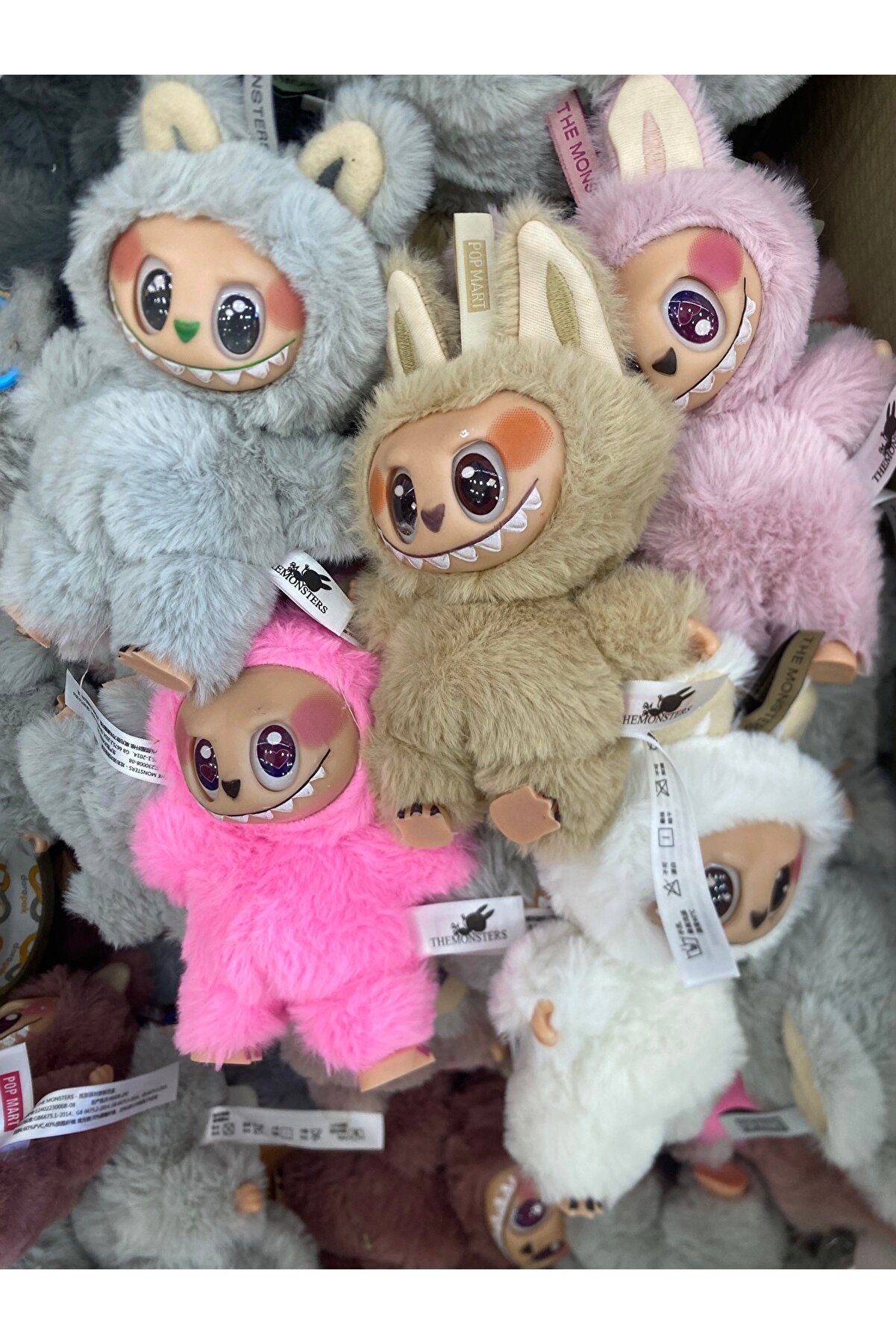 Tivens Oyuncak Labubu Peluş Oyuncak Bebek Labubu Anahtarlık Figür Sürpriz M&RO