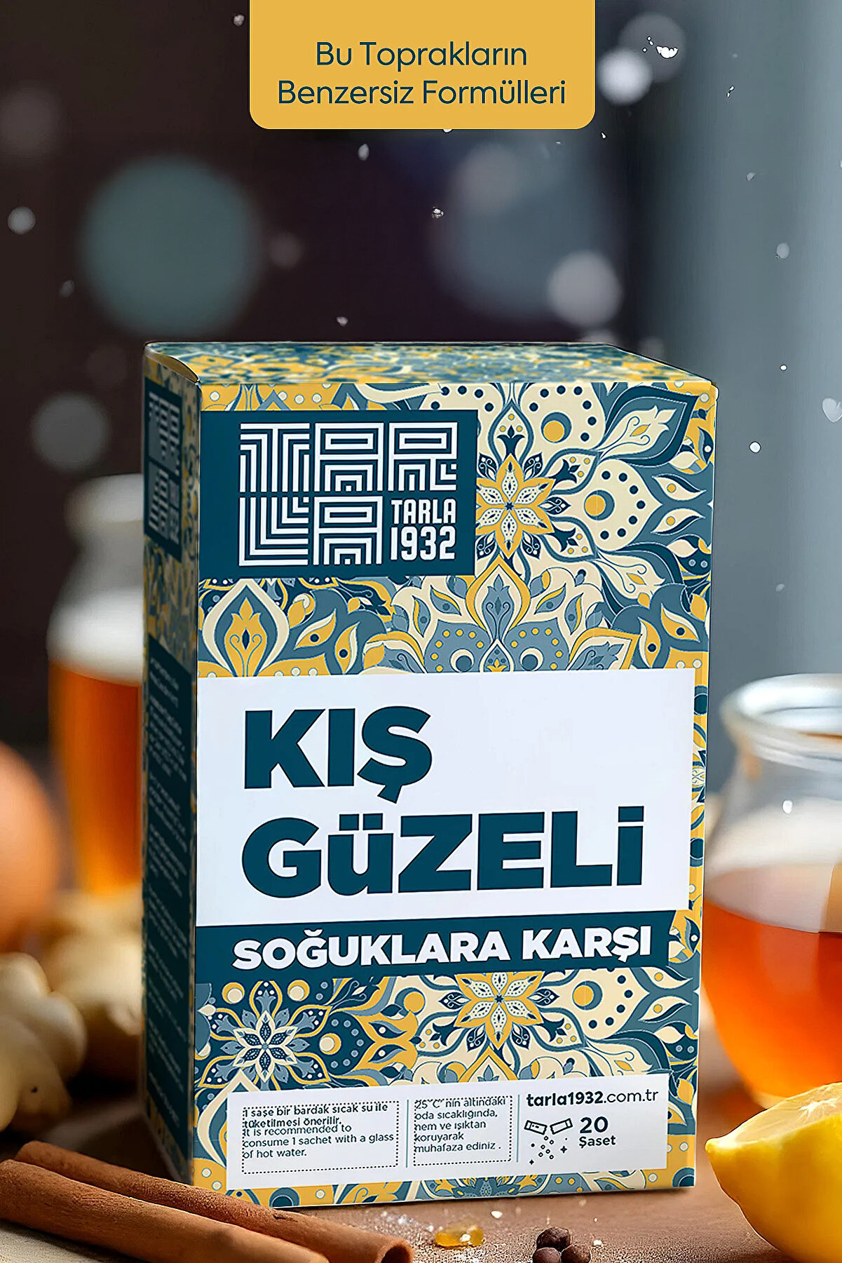 Kış Güzeli | Kışa Özel Bitkisel Çay Karışımı | 20’li Poşet - Benzersiz Bitki Formülleri