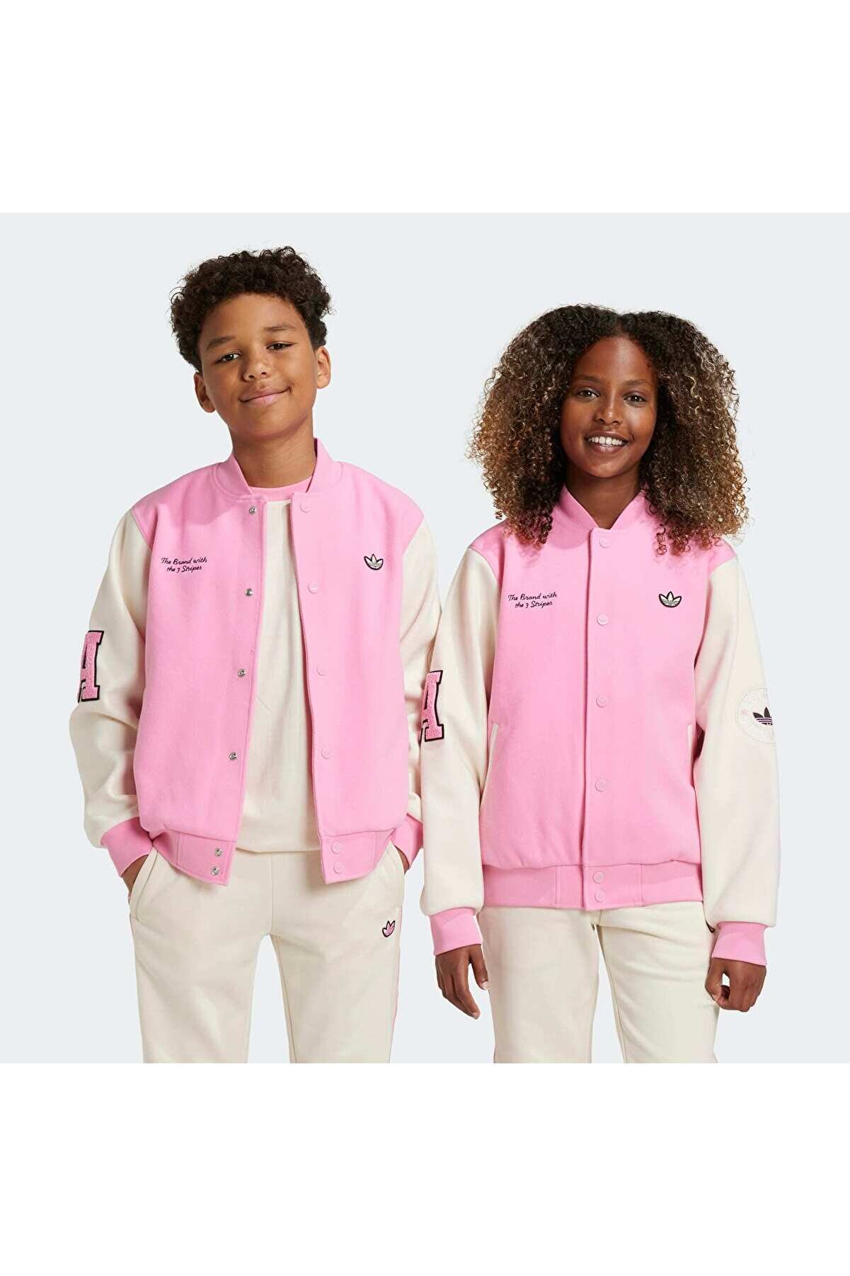 JN4682-C Vrct Jacket &amp;Ccedil;ocuk Ceket Pembe