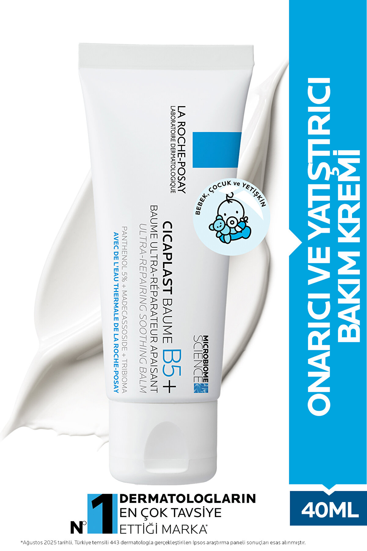Cicaplast Baume B5 Yatıştırıcı Ve Onarıcı Bakım Kremi 40 ml