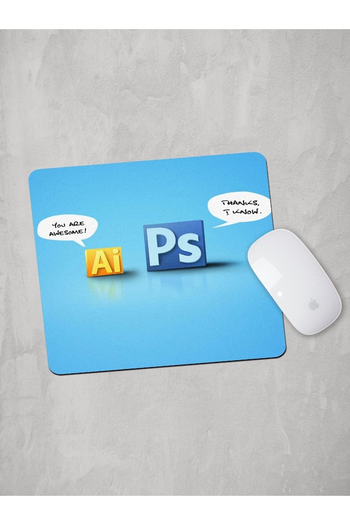 Ps Ve Ai Bilgisayar Programı Tasarım Mouse Pad