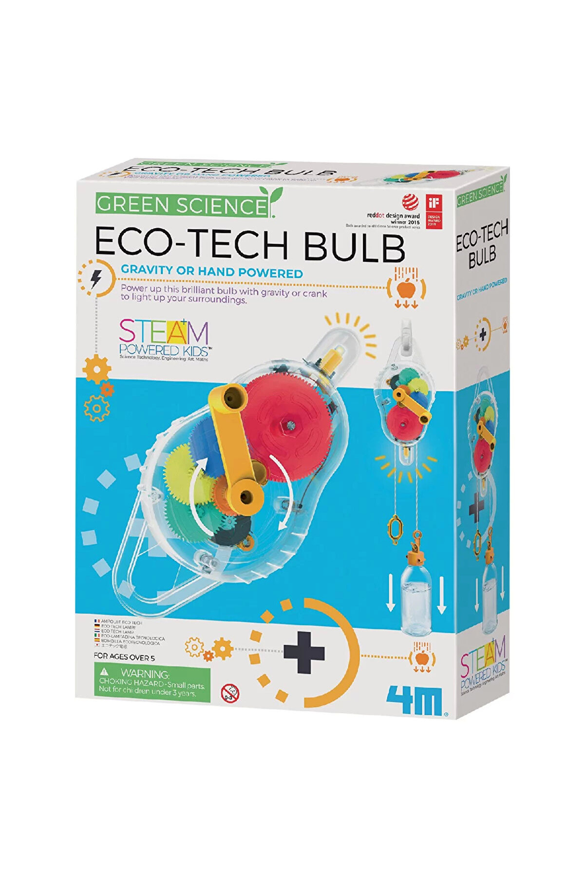 Kız Erkek Çocuk Oyuncak 4M Eko Sistem Teknolojik Ampul Kiti Kız Erkek Çocuk Oyuncak Eğitici Oyuncakl