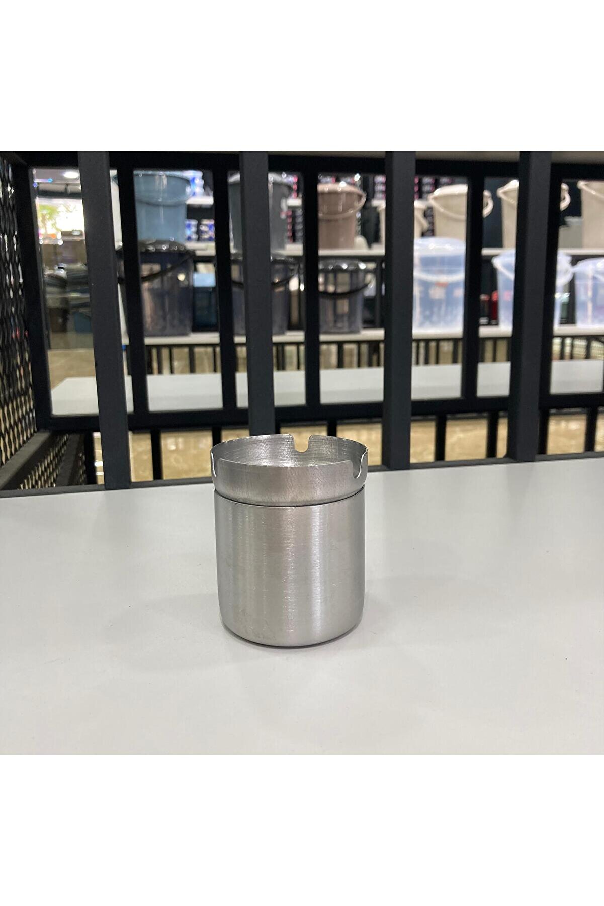 Saral Brothers Dekoratif Paslanmaz Çelik Küllük 9cm