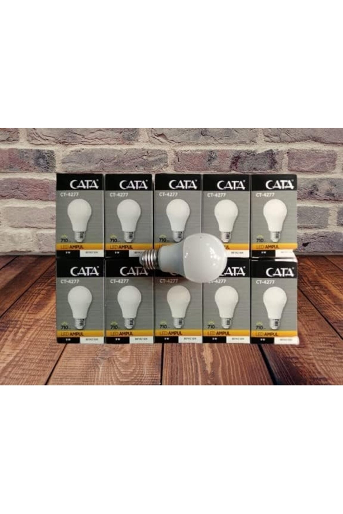 CT-4277 9w Led Ampul beyaz 6500k 10 Lu Paket