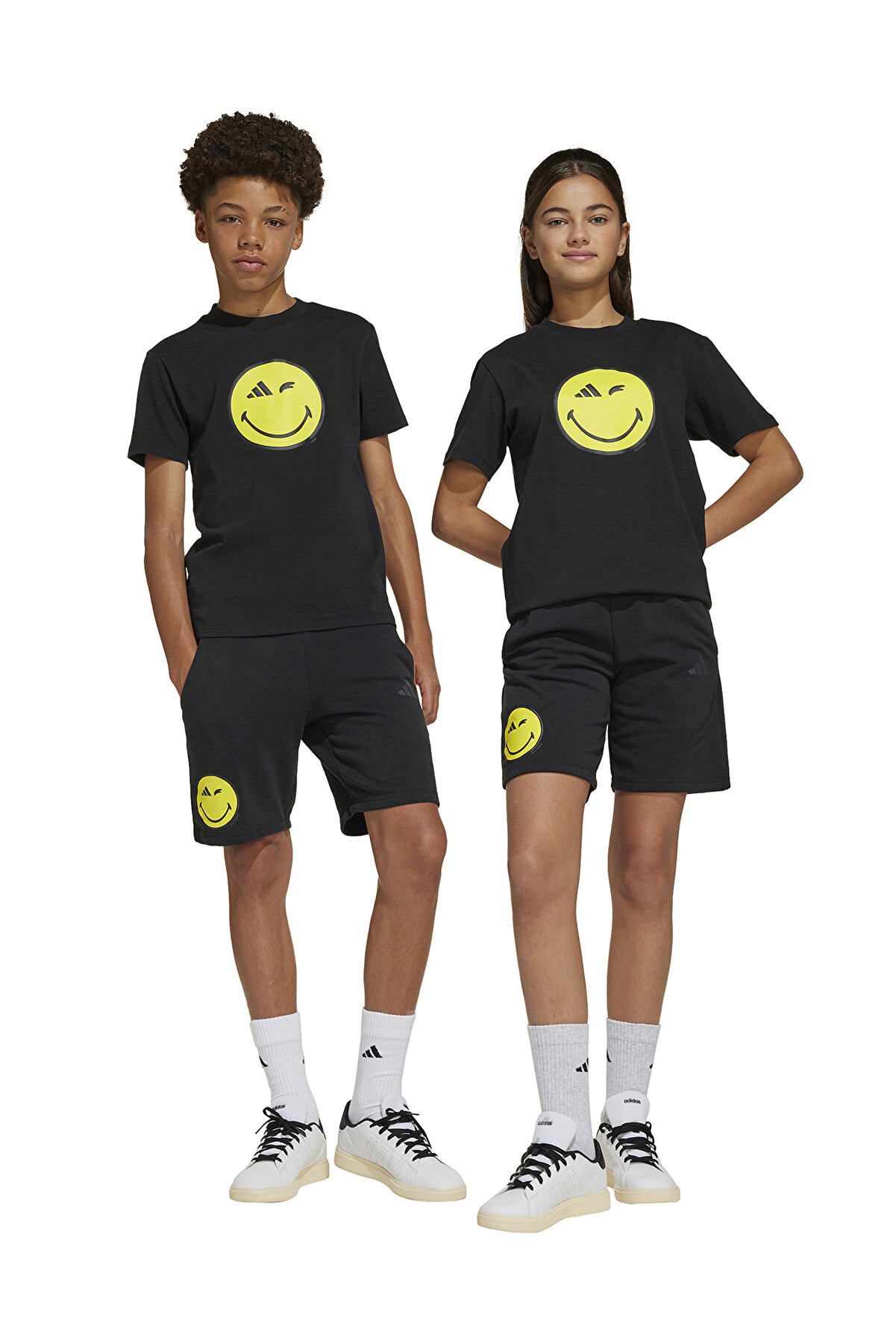 Jj3074-c X Smileyworld &amp;ccedil;ocuk Şort Ve Kapri Siyah