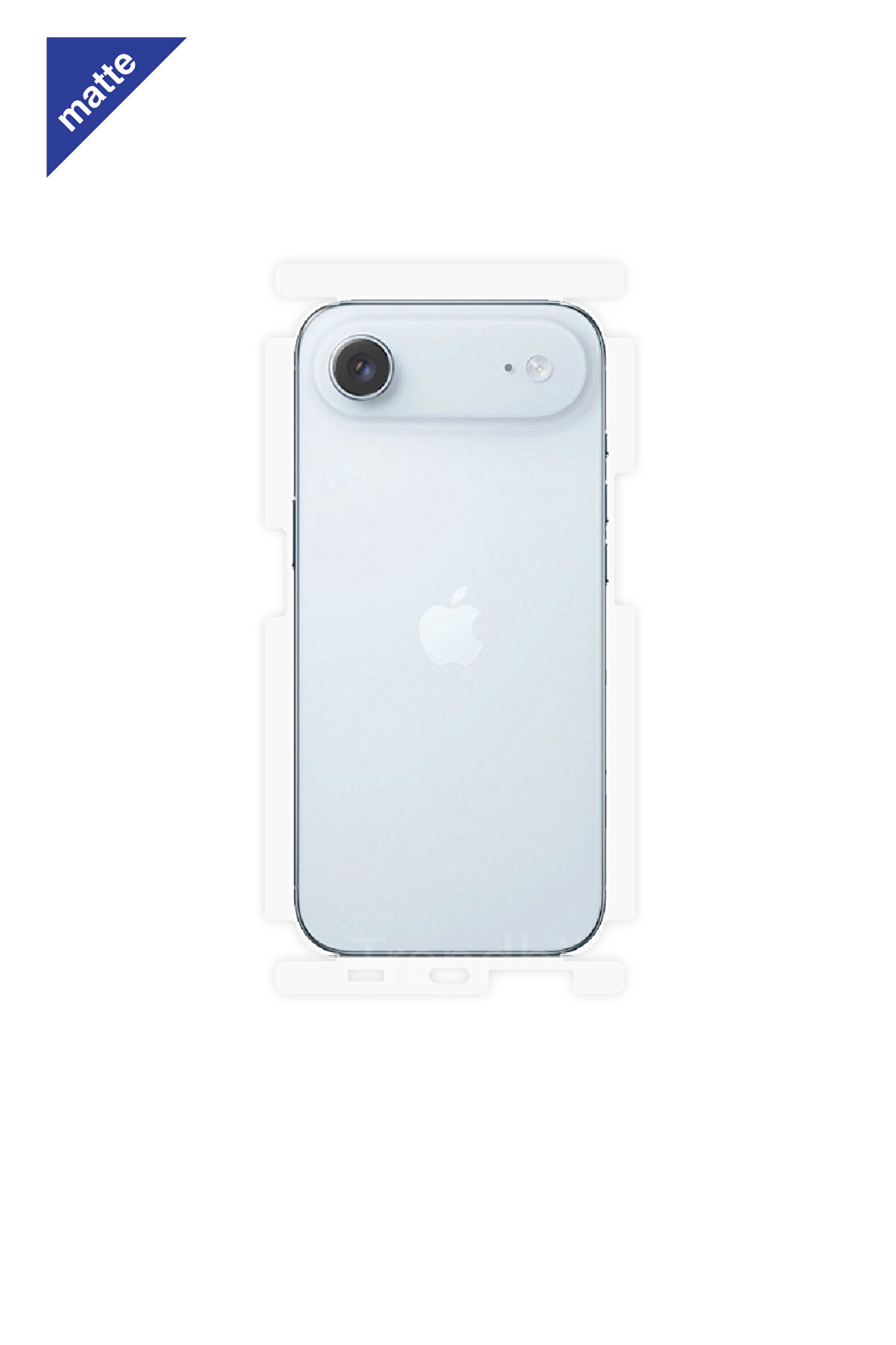 iPhone 17 Air Mat Arka ve Yan Koruyucu Kaplama Poliüretan Film