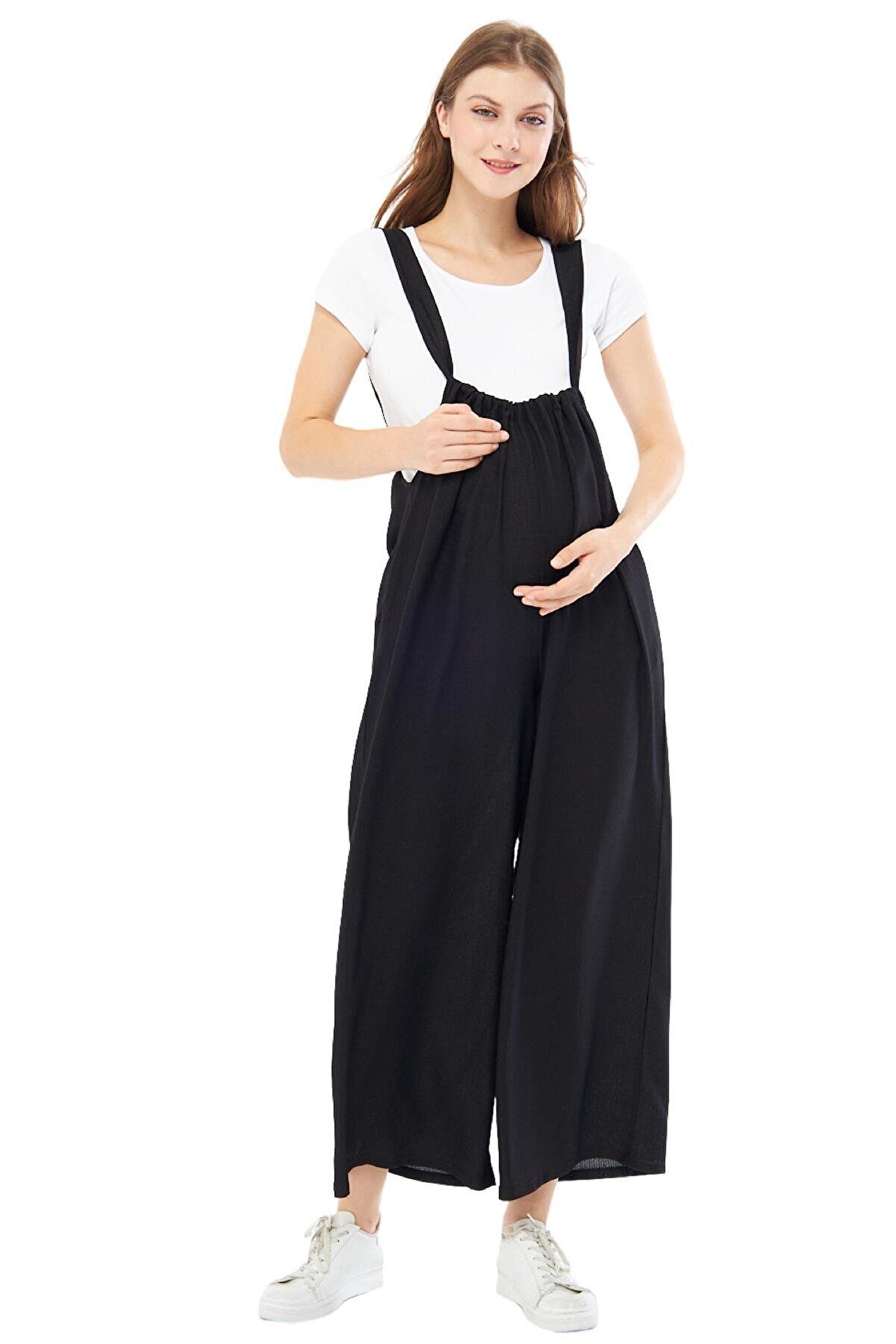 - MYRA6120 - Mevsimlik Örme Hamile Salopeti