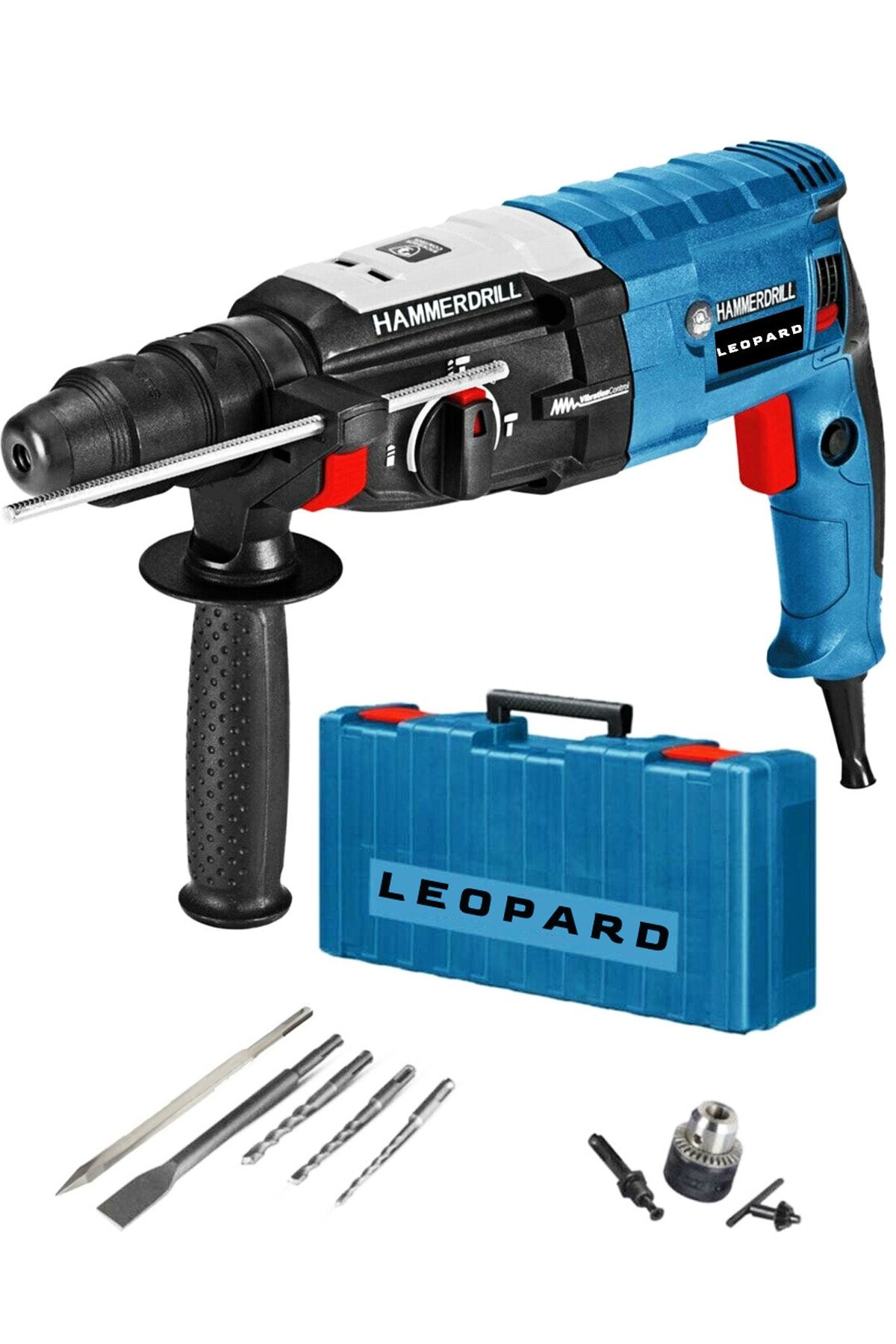 Alman Teknoloji 3600 Watt Bakır Sargılı Kırıcı Delici Hilti Matkap 5 Parça Uç Mandren