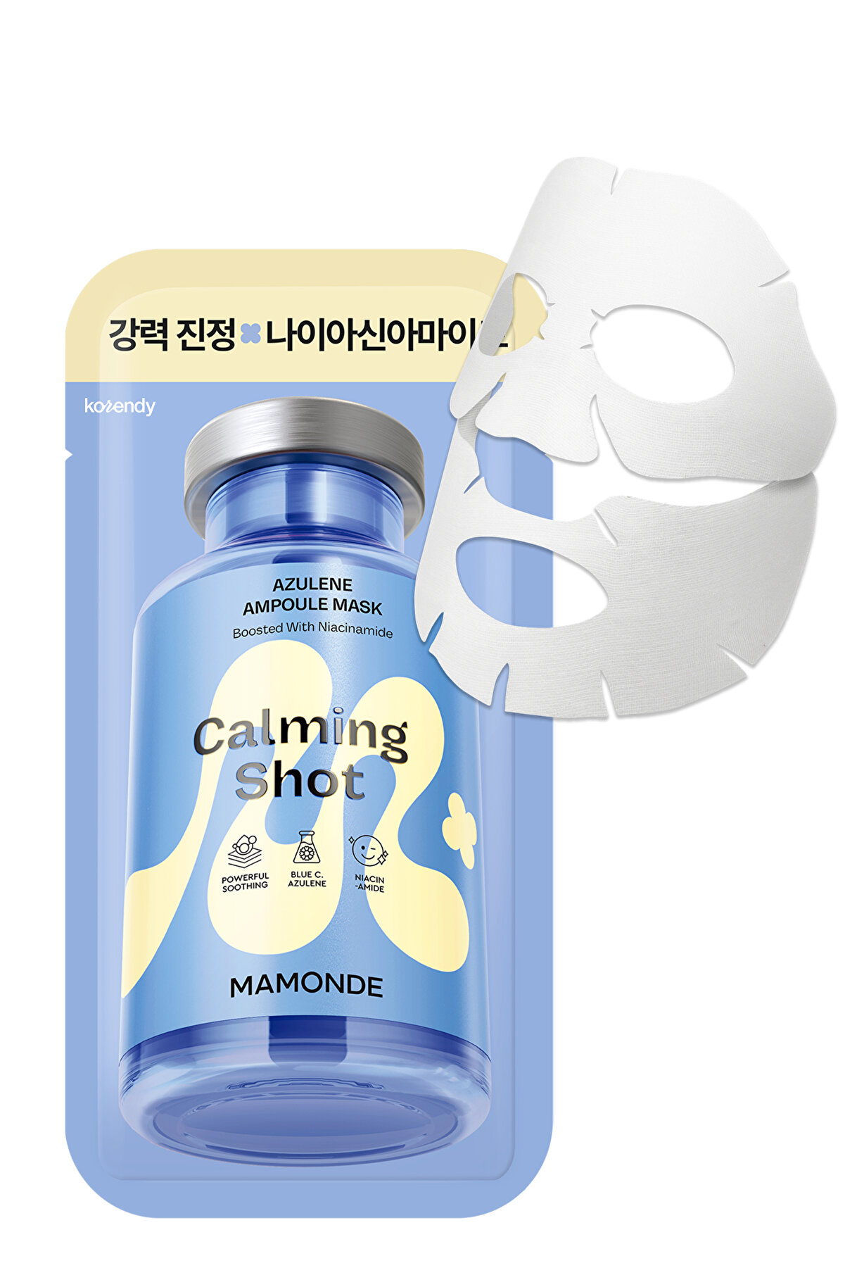 Calming Shot Azulen Ampoule Mask Pack - Stres Önleyici Papatya Sulu Azulenli Ampul Maske 1li