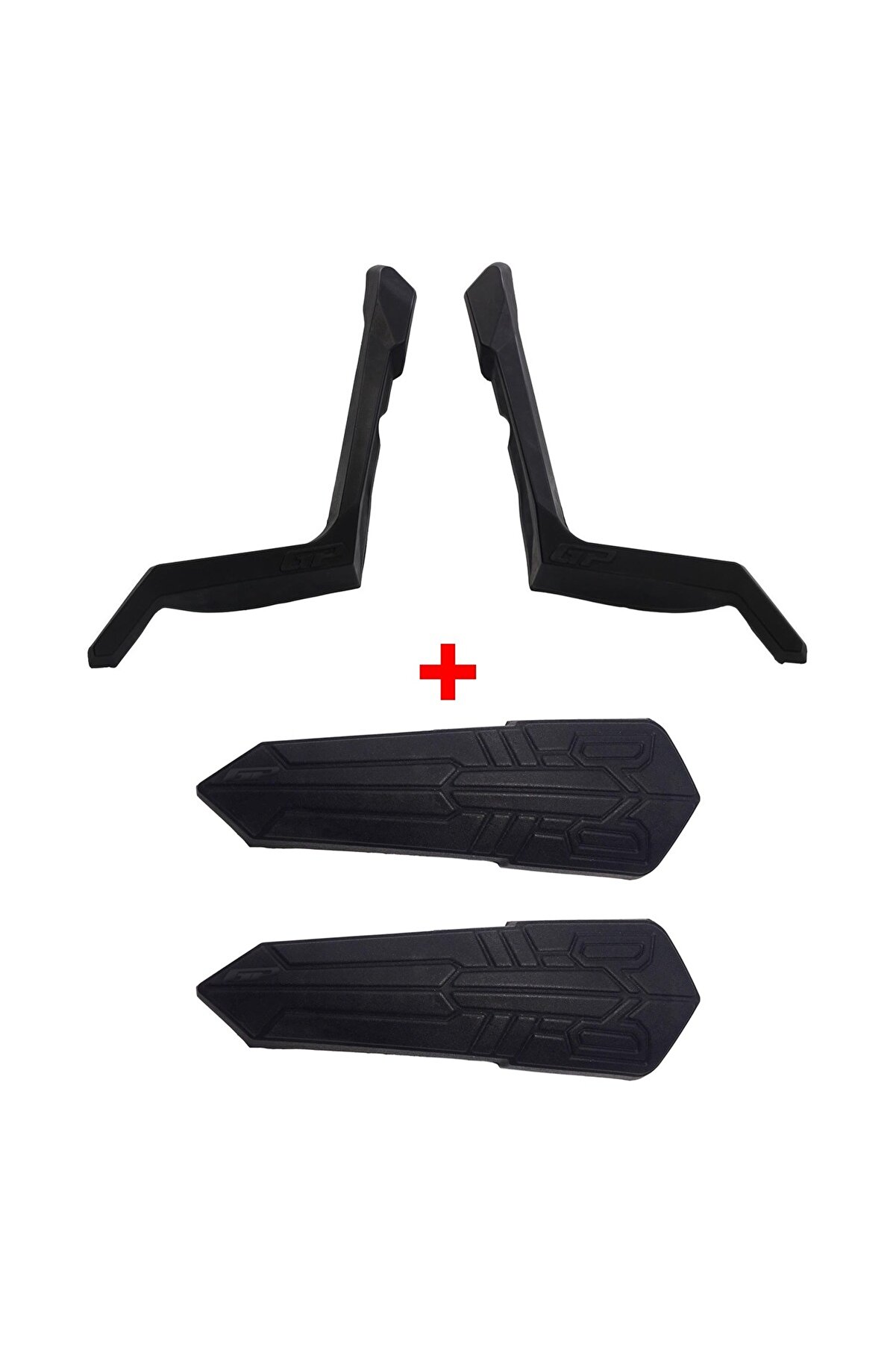 Yamaha XMAX 250/400 2018-2022 Uyumlu Bacak ve Sele Altı Grenaj Koruma Seti Siyah