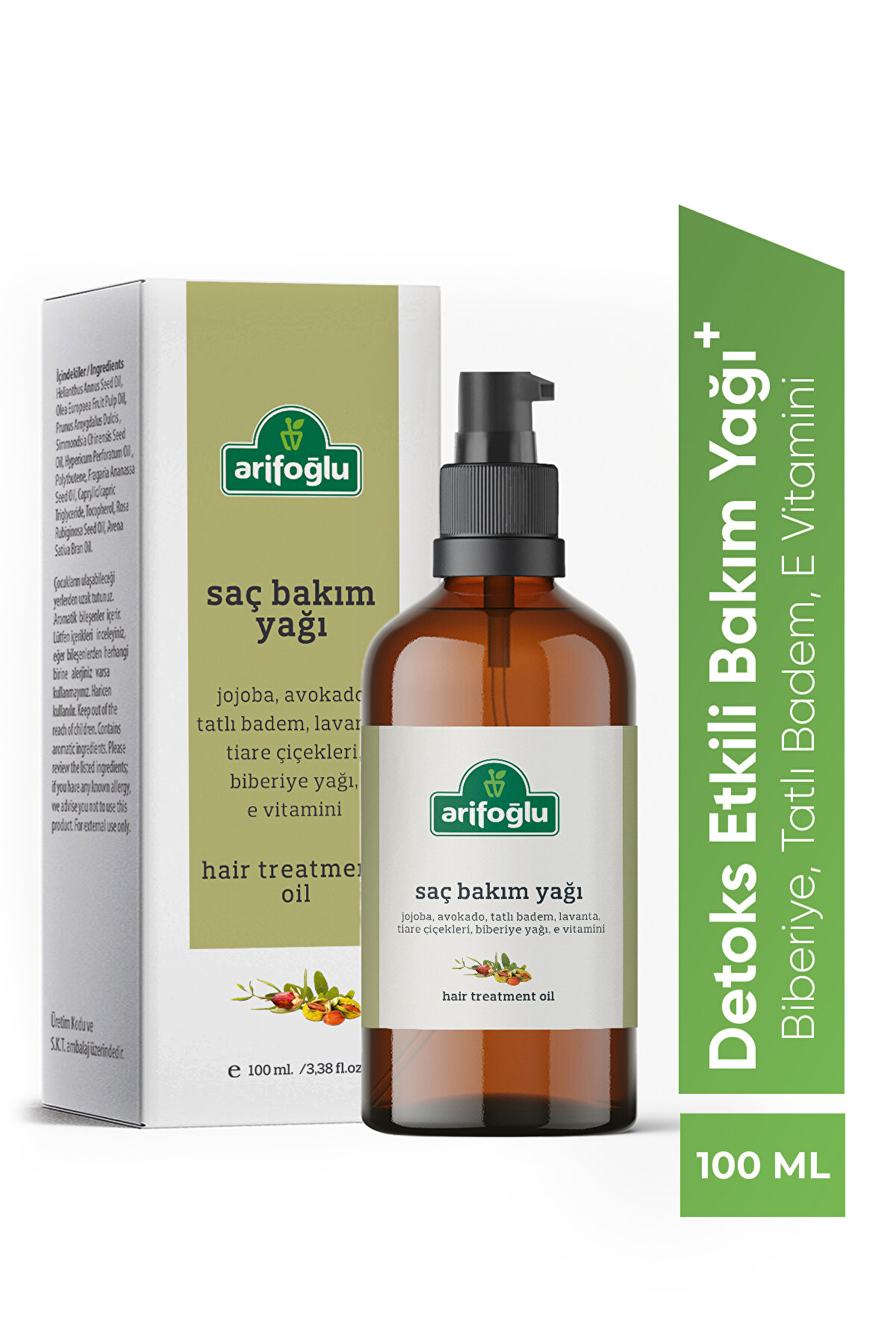 Bitkisel Saç Bakım Yağı -hızlı Uzama Dökülme Karşıtı Detoks Etkili 100ml