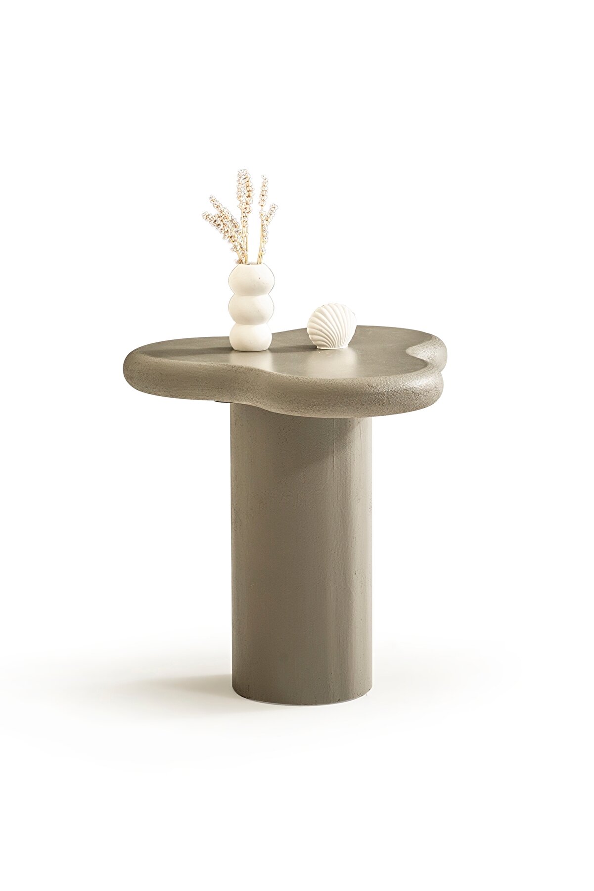 Ganos Yan Sehpa - Grej Beton