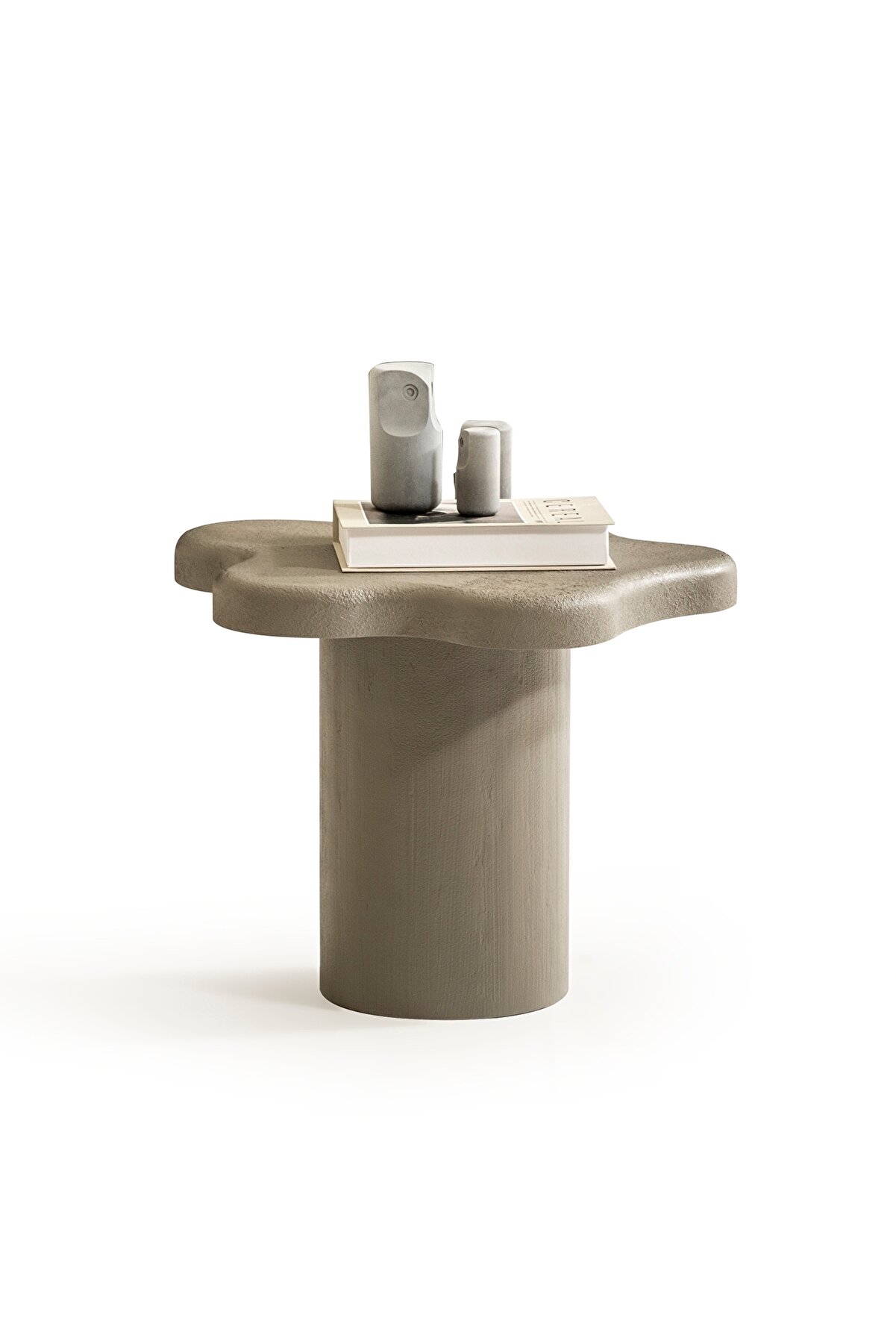 Nebula Yan Sehpa - Grej Beton