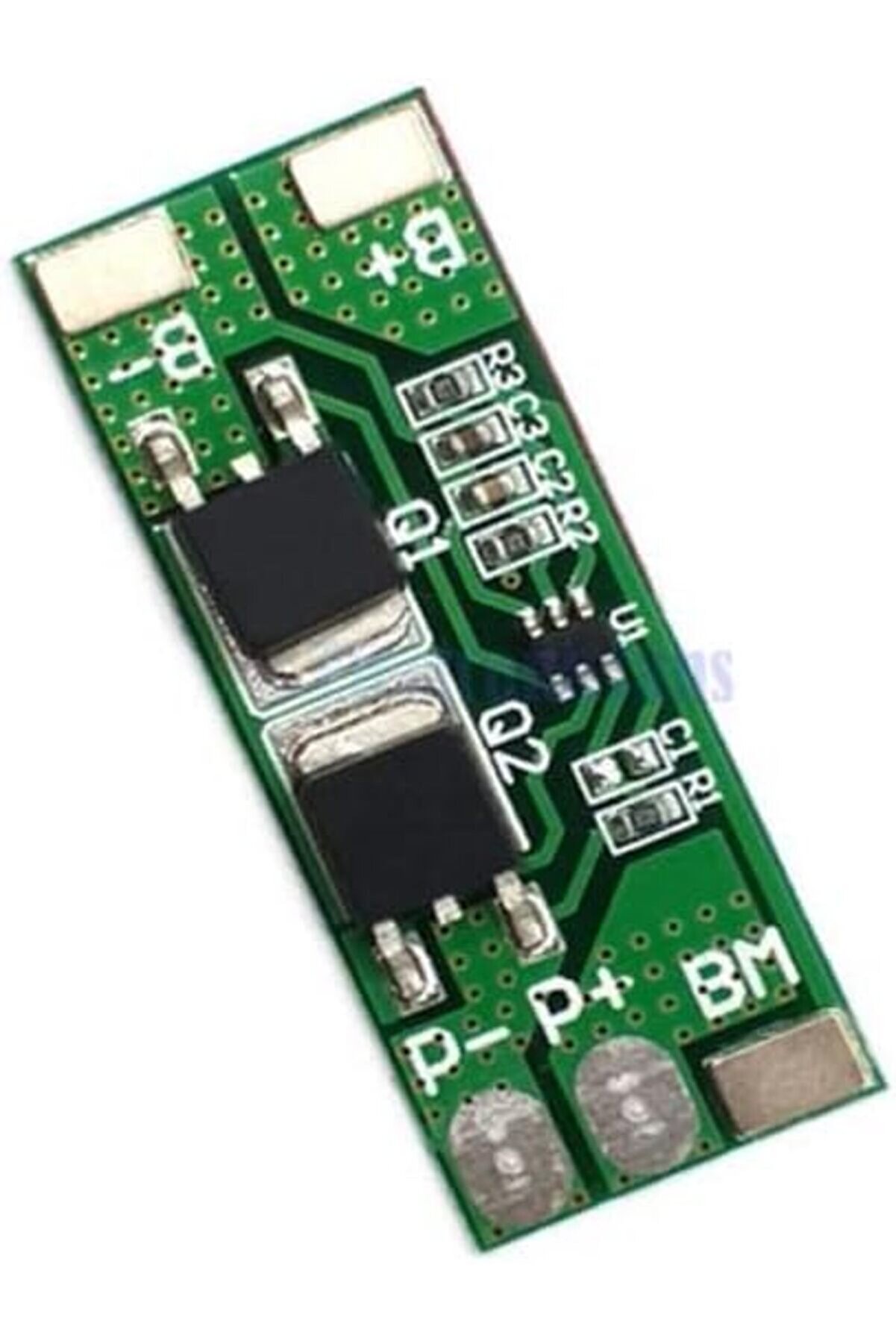 BMS 2S 8A li-ion 6.4V 8.4V Yeşil Vida Konnektörlü 8 amps 2 pol 41mm 3.5mm 224120