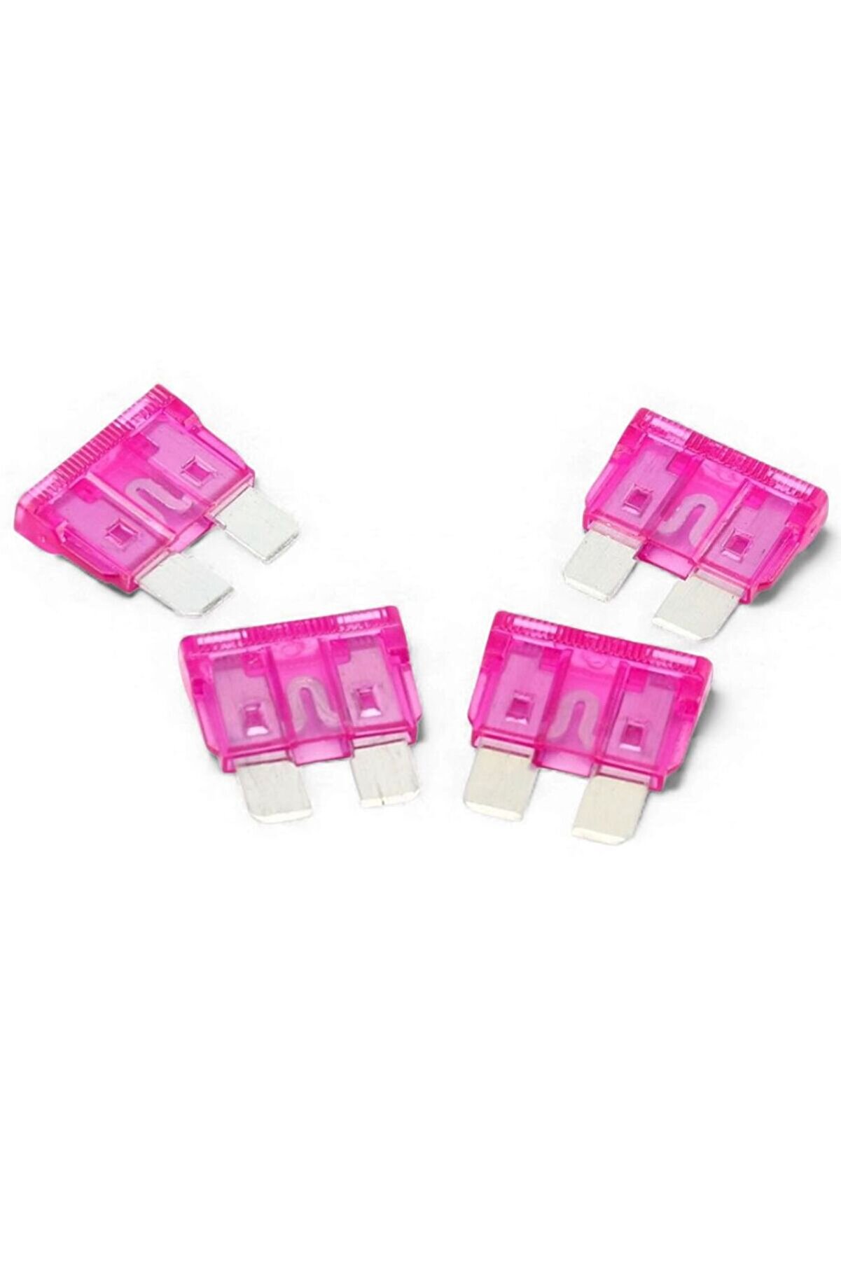 4 Adet Elektrikli Scooter ve Oto İçin 4 Amper Bıçaklı Sigorta – Mini Tip, Evrensel Uyumlu