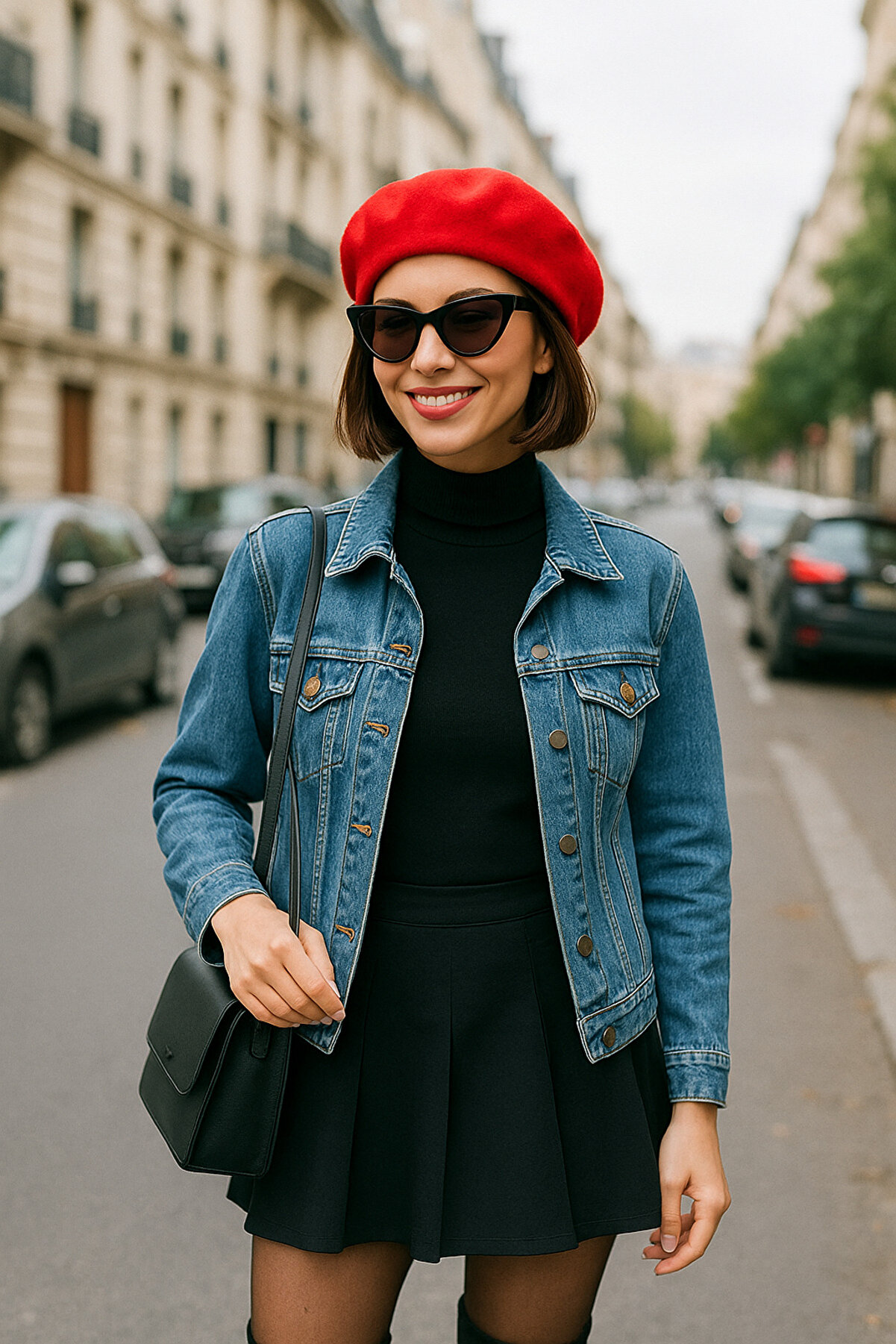 Fransız Ressam Avusturalya Yünü Keçe Bere Kırmızı