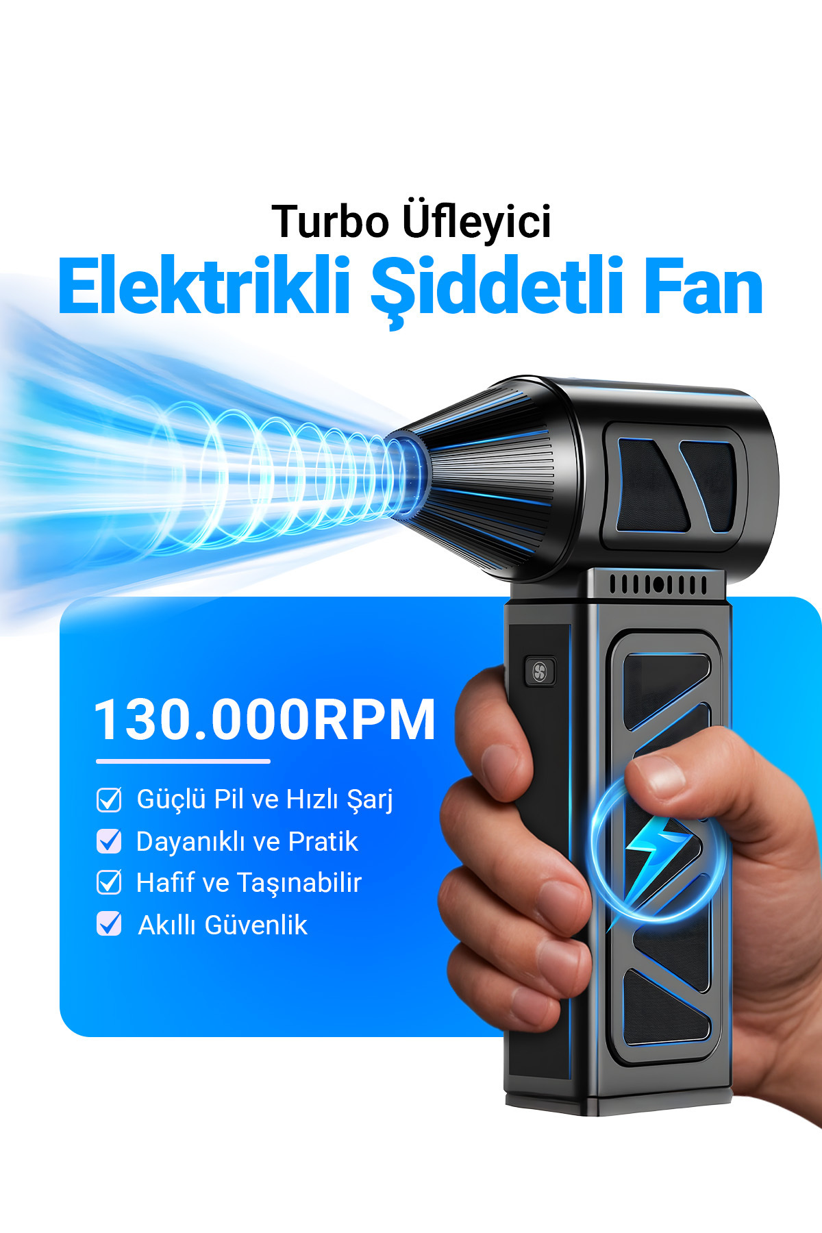 Yaprak Üfleme Makinesi 13000RPM Yeni Ensiga