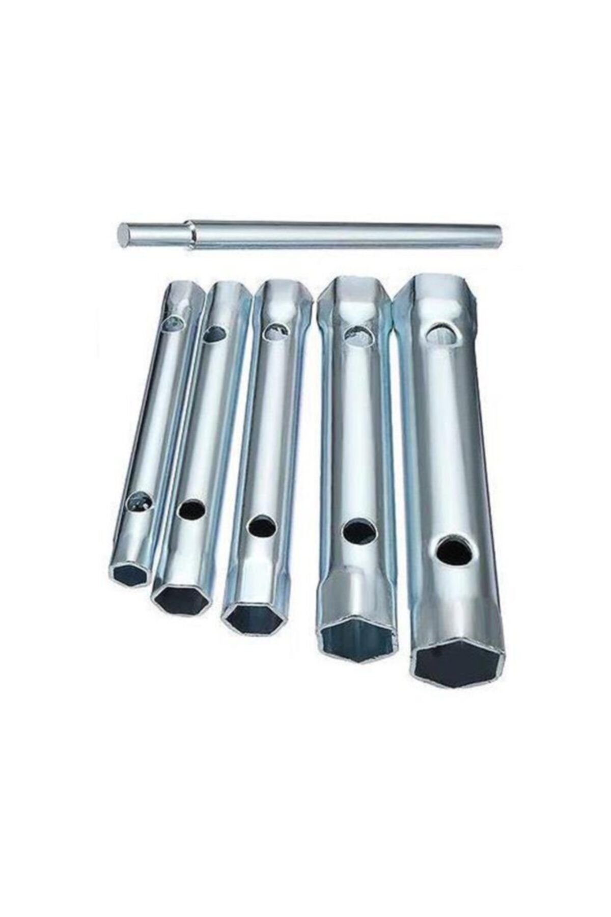 6 Parça Kovan Tipi Lokma Anahtarı 8 - 17 Mm Arası Anahtar Set