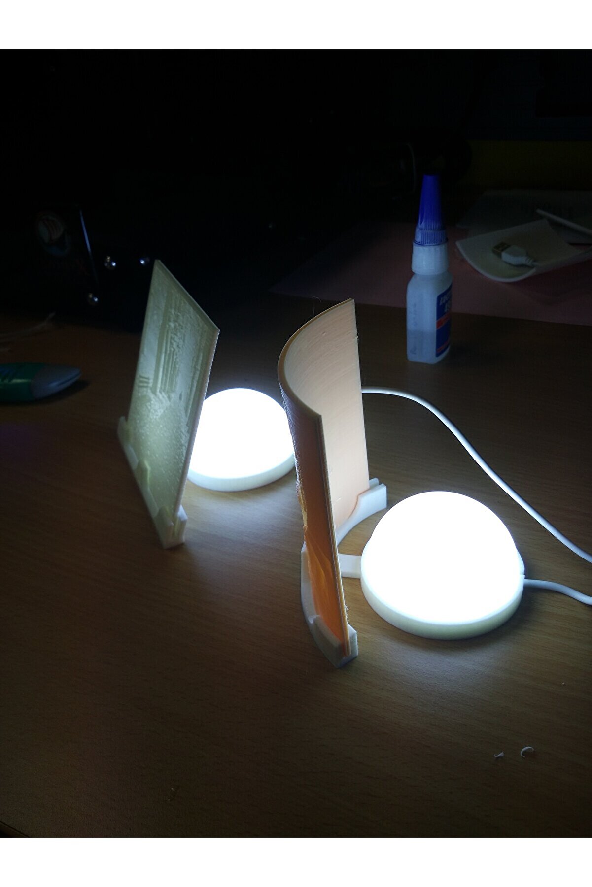 Yeni Litofan Stand Led Ampul (Sadece Plastik Aparattır!!!)