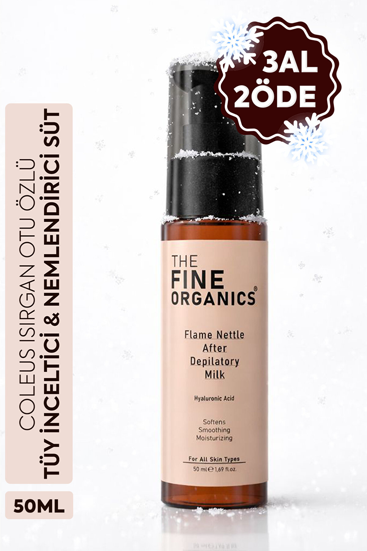 Isırgan Otu Özlü Tüy Inceltici Ve Nemlendirici Bakım Sütü, 50 ml