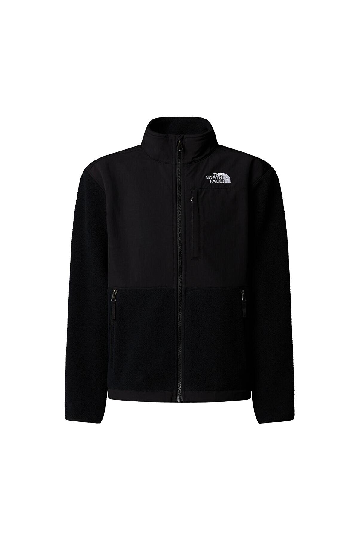 F0A8EJSJK31-R Teen Denalı Jacket &amp;Ccedil;ocuk Mont Siyah