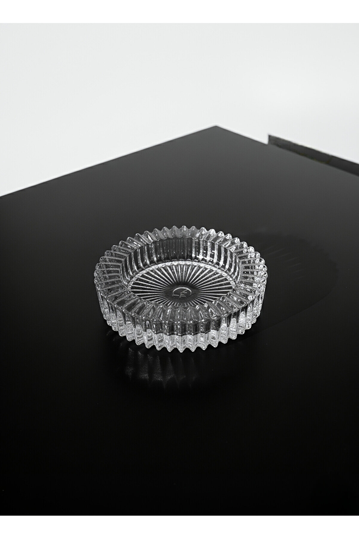 Kristal Lüks Cam Küllük Cam Sorelis Kül Tablası Puro Kül Tablası Şeffaf